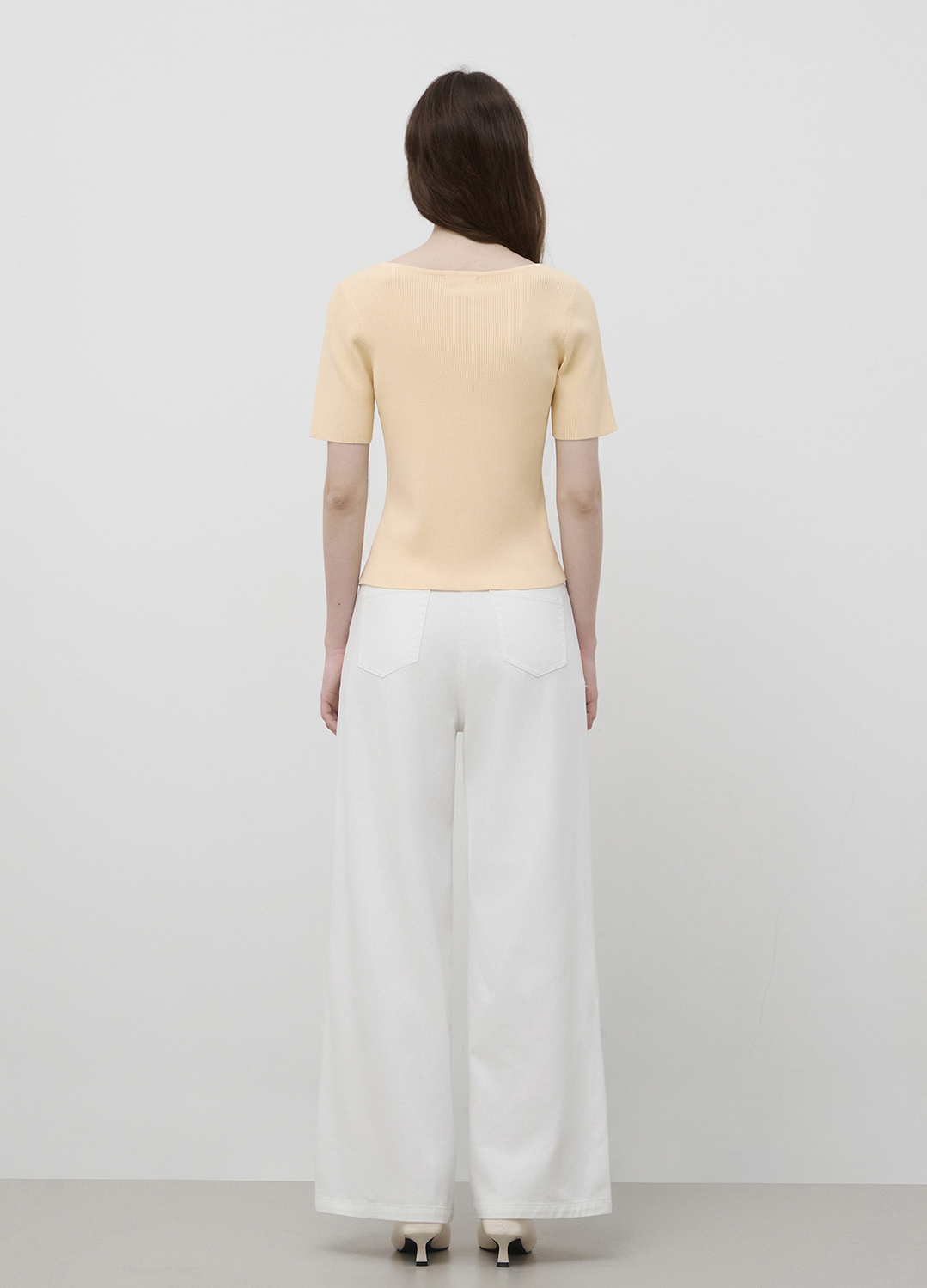 [Exclusive]사이드 버튼 리브 니트 탑_LIGHT YELLOW_8