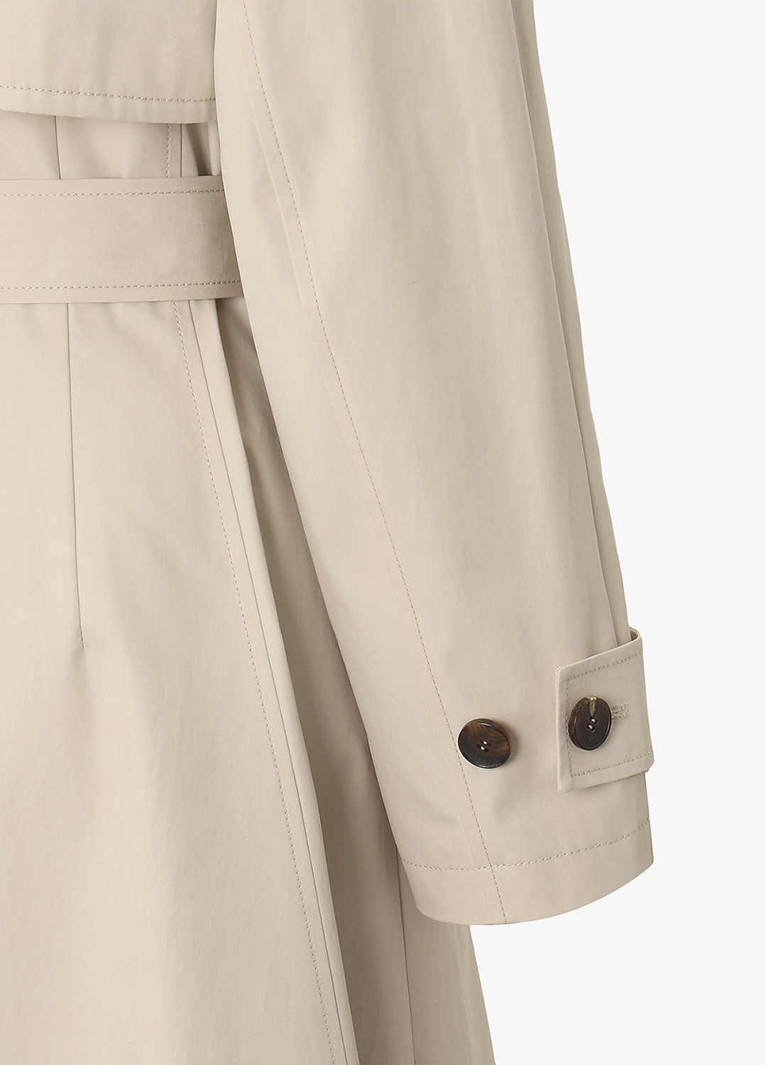 A라인 카라 롱 트렌치 코트_LIGHT BEIGE_13