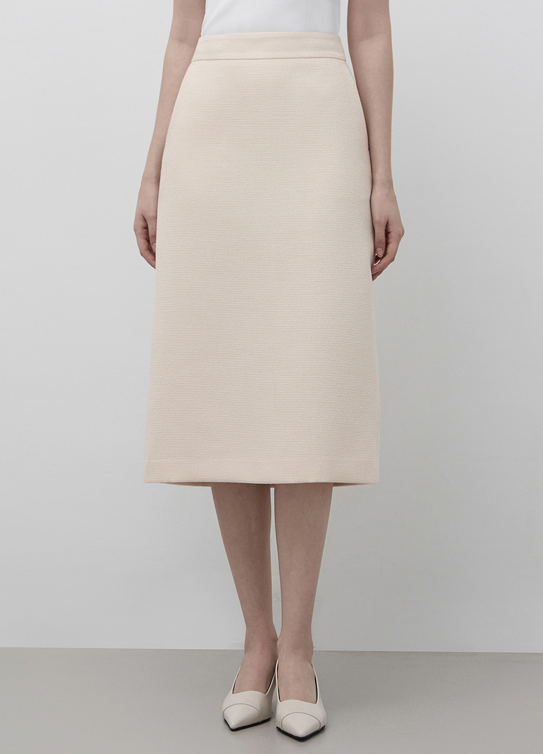 H라인 트위드 스커트_LIGHT BEIGE_6