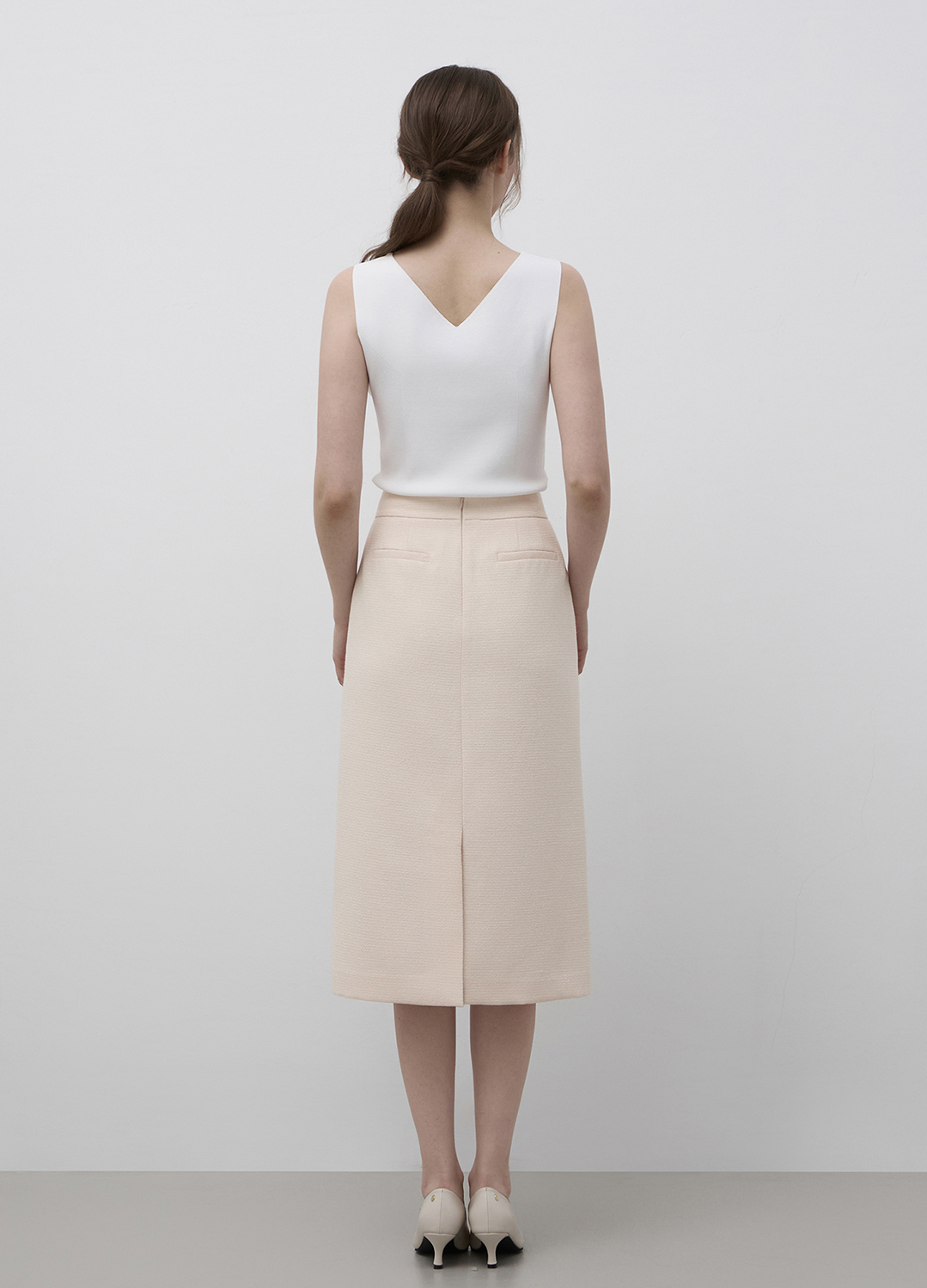 H라인 트위드 스커트_LIGHT BEIGE_7