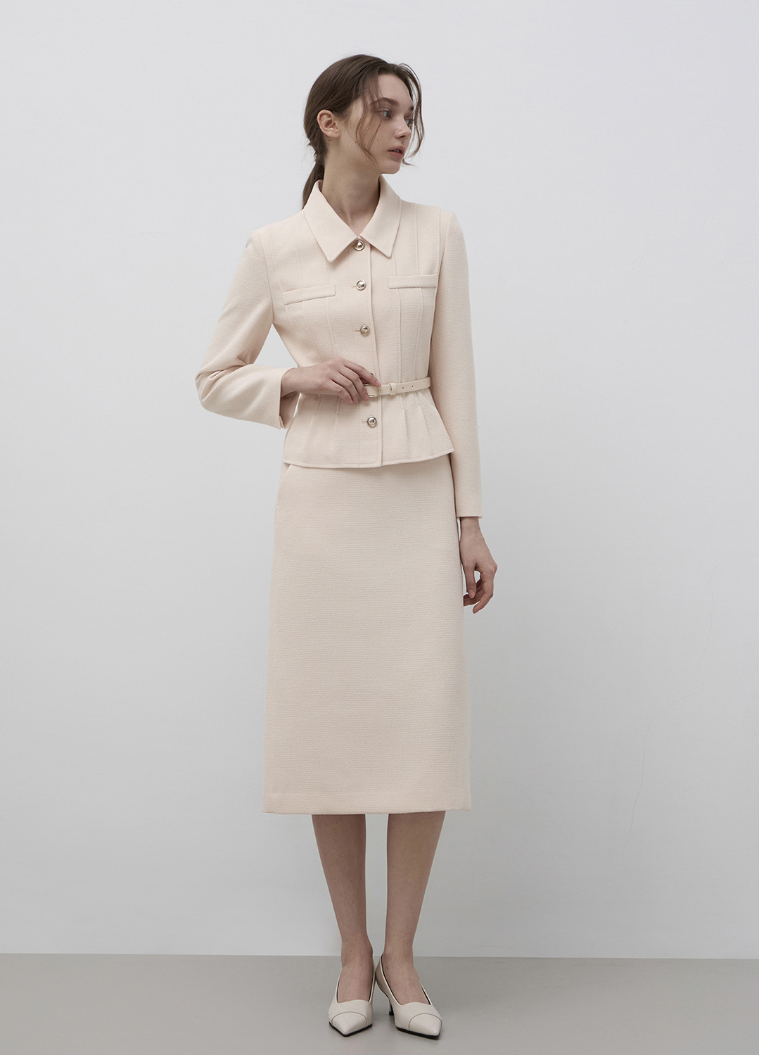 H라인 트위드 스커트_LIGHT BEIGE_9