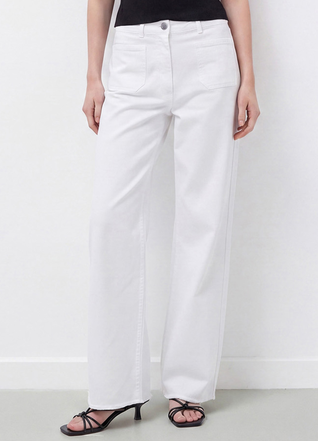 프린지 와이드 데님 팬츠_WHITE_7