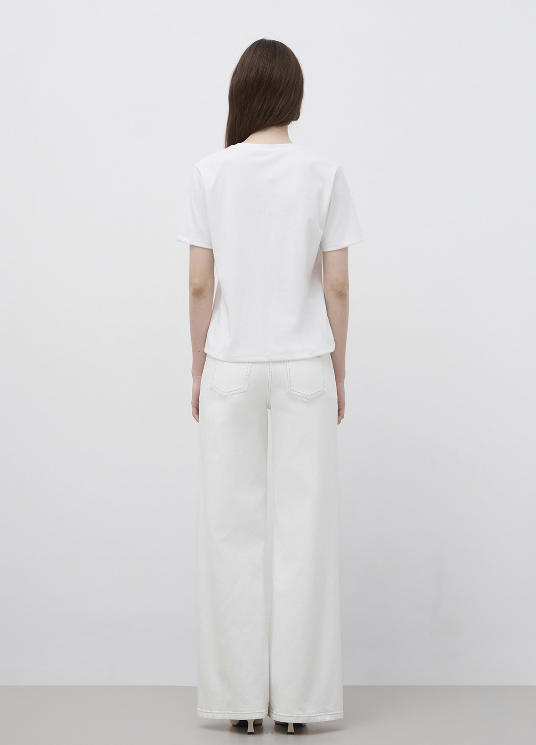 투버튼 하이웨이스트 데님 팬츠_WHITE_20