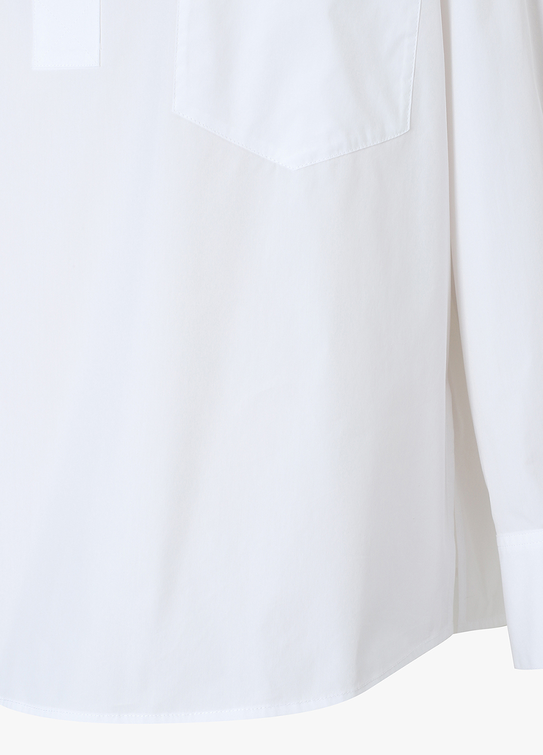 [시즌오프]베이직 오버핏 하프버튼 셔츠_WHITE_15