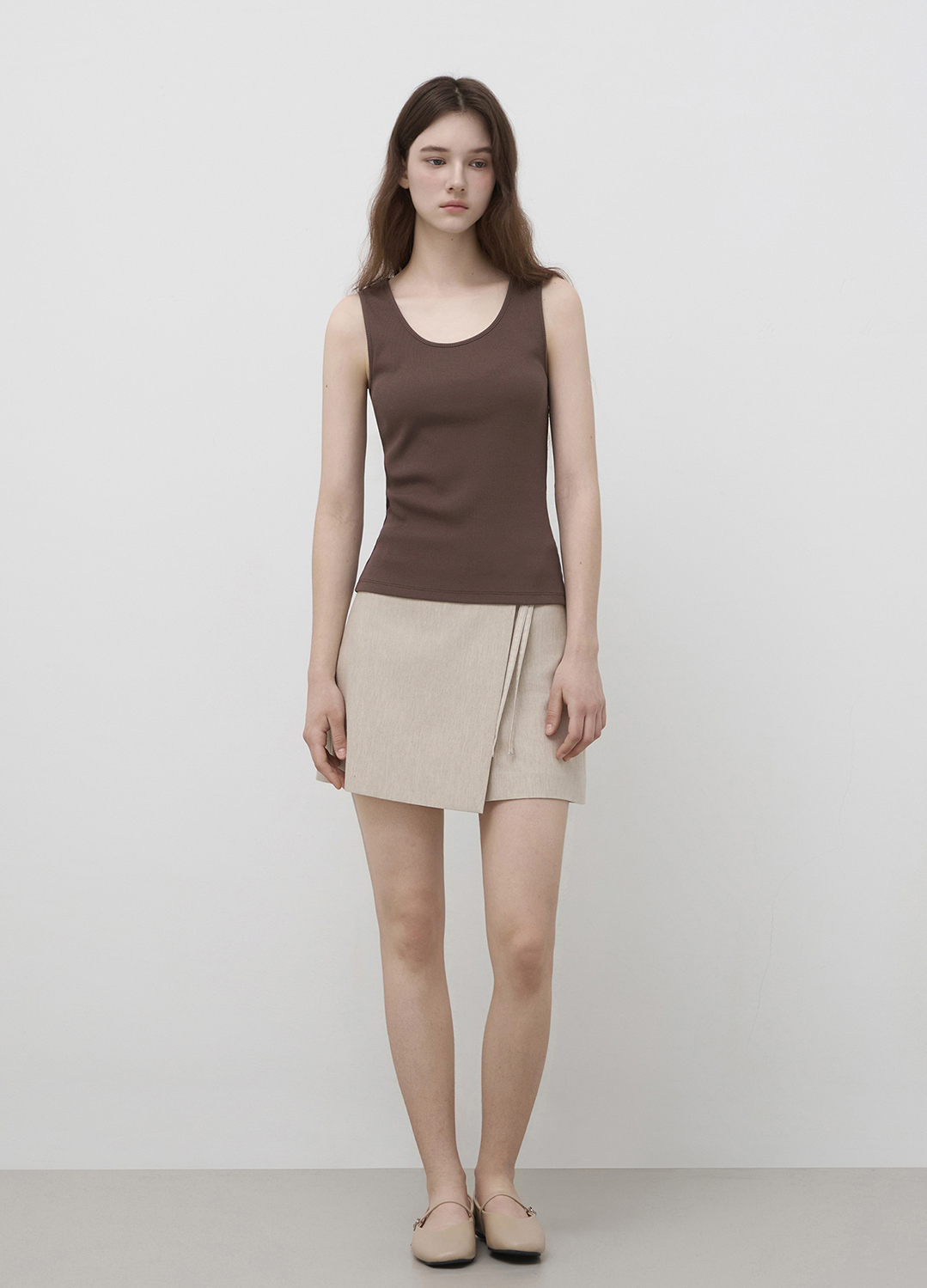 벨티드 랩 린넨 쇼츠_BEIGE_10