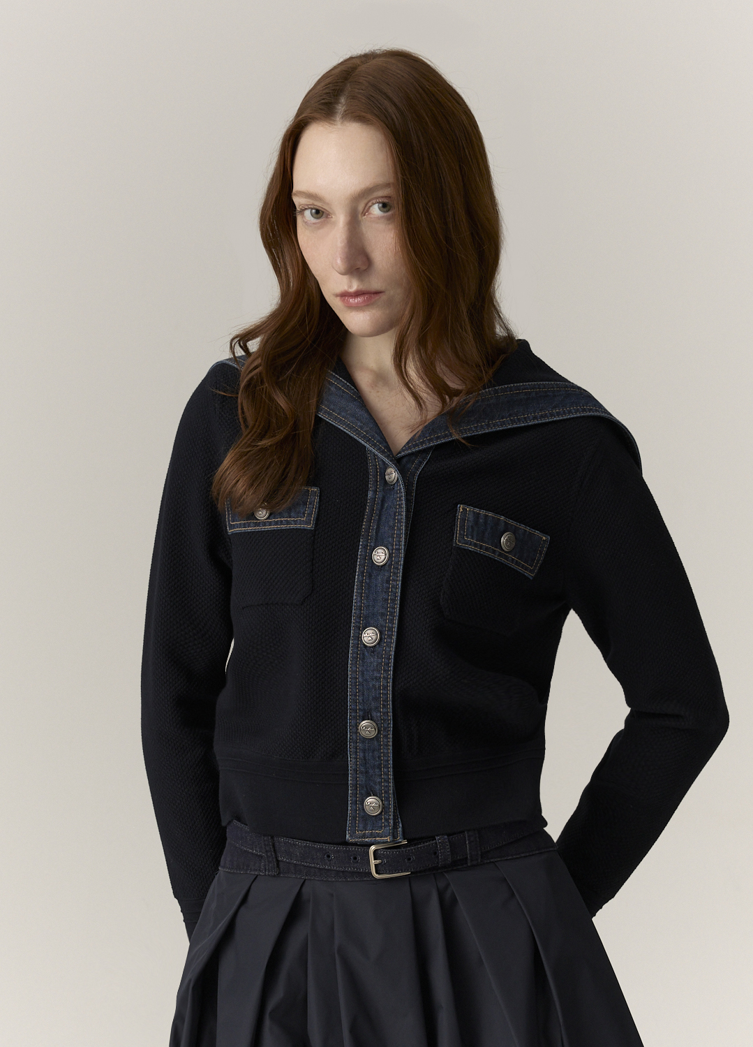 세일러 데님 카라 가디건_DARK NAVY_7