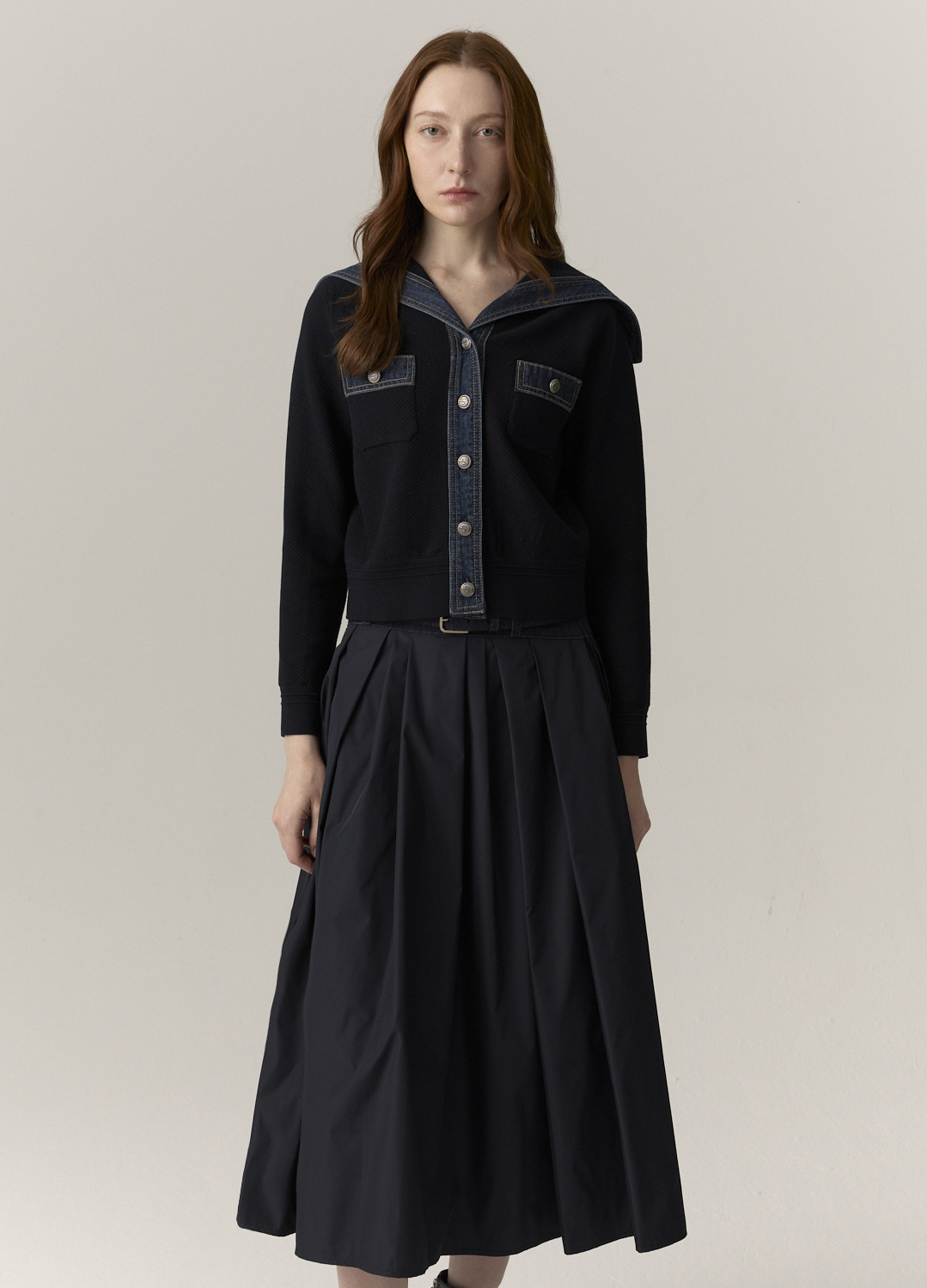 세일러 데님 카라 가디건_DARK NAVY_8