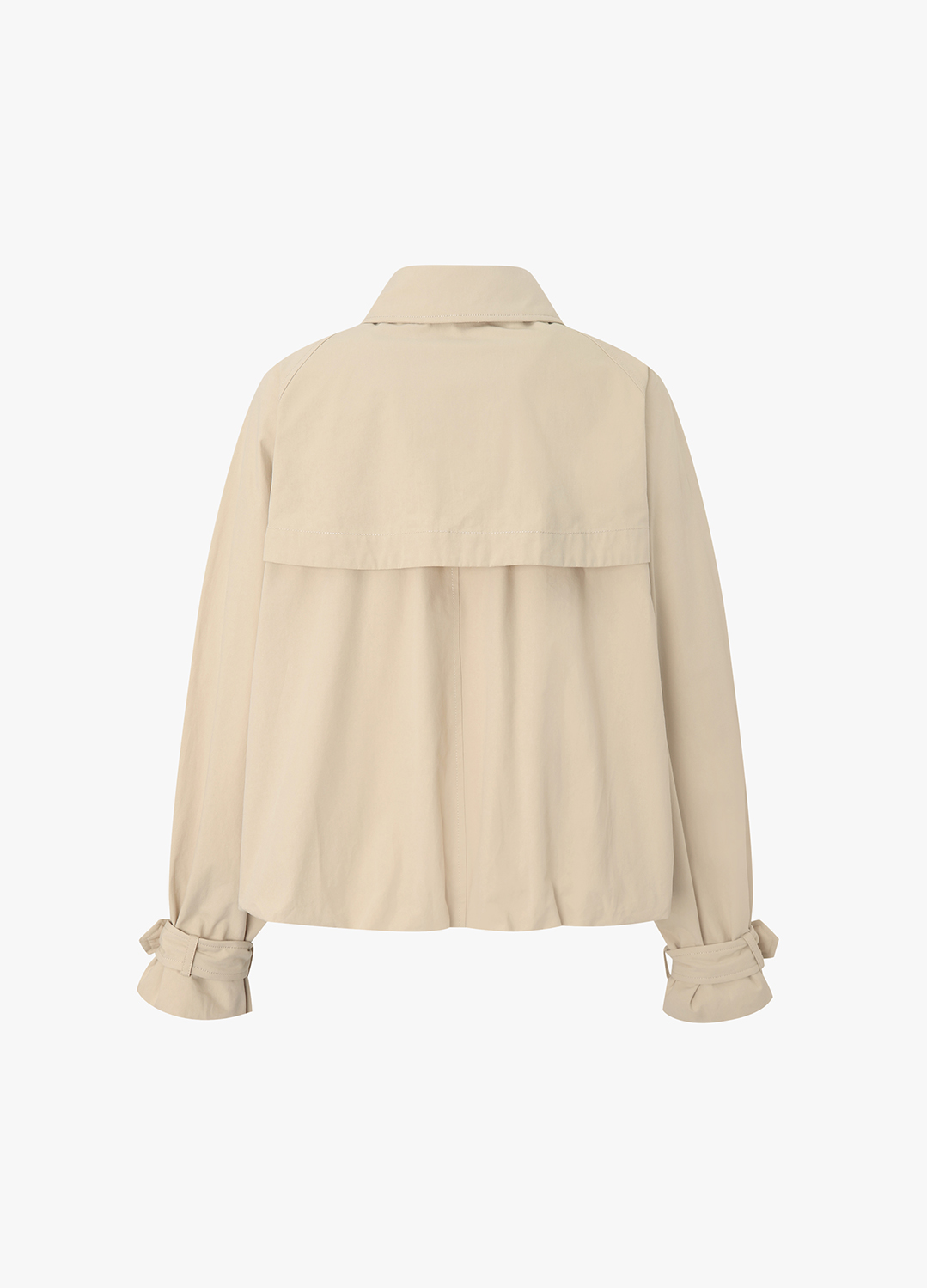 [Exclusive]숏기장 볼륨 트렌치코트_BEIGE_14