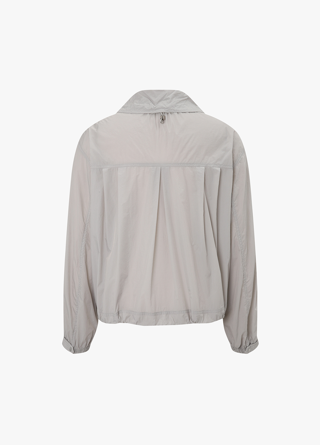 하이넥 드로우 스트링 점퍼_LIGHT GREY_10