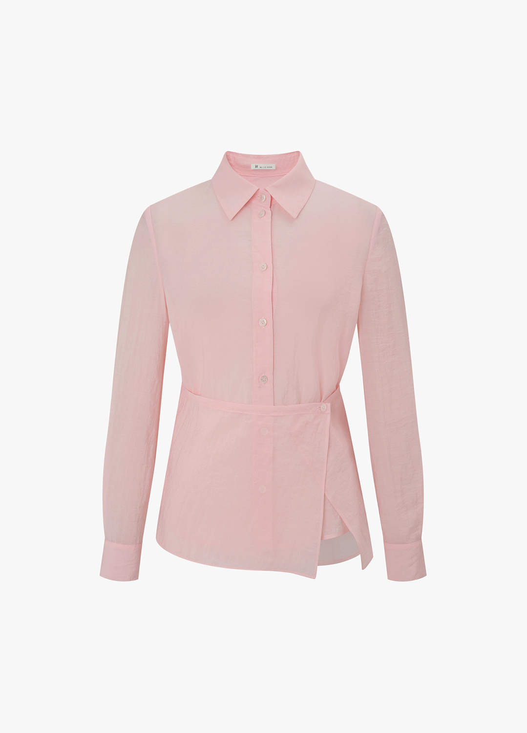 랩 스커트 레이어드 셔츠_LIGHT PINK_8