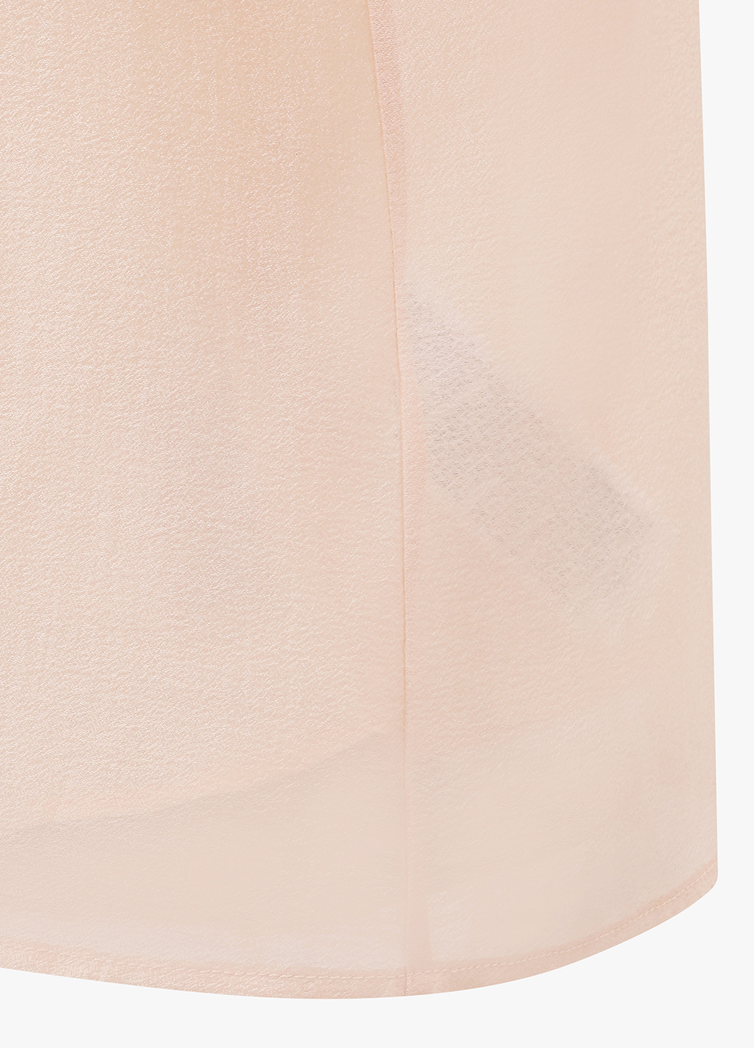 [Exclusive]하프 슬리브 시어 블라우스_LIGHT PINK_35