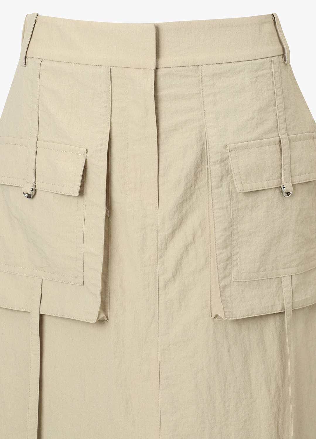 [시즌오프]아웃포켓 롱 스커트_BEIGE_12