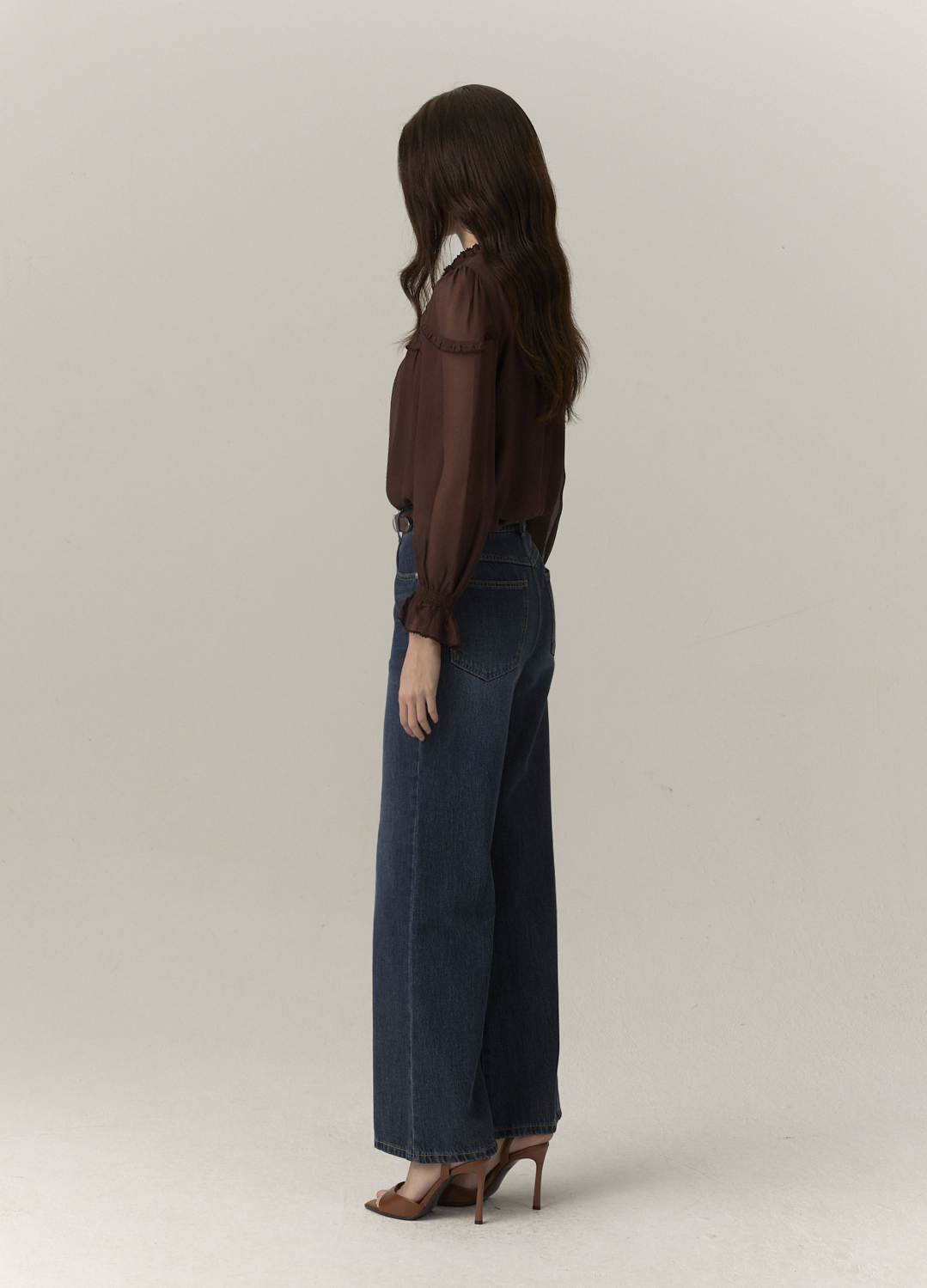 와이드 워싱 데님 팬츠_INDIGO_12