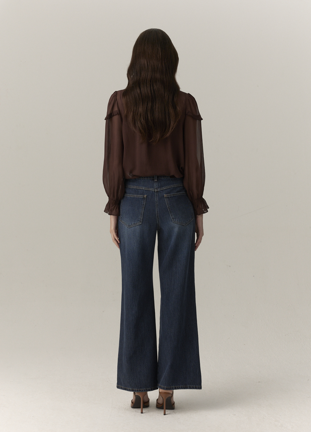 와이드 워싱 데님 팬츠_INDIGO_13