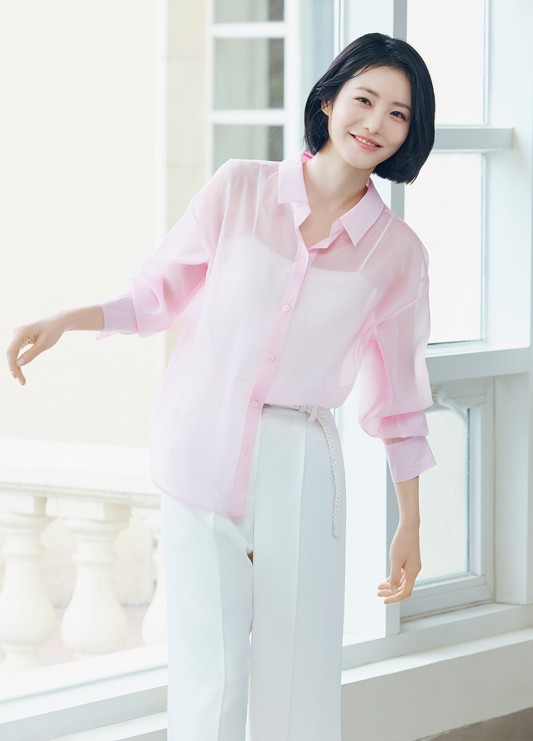 원턱 와이드 팬츠_WHITE_6