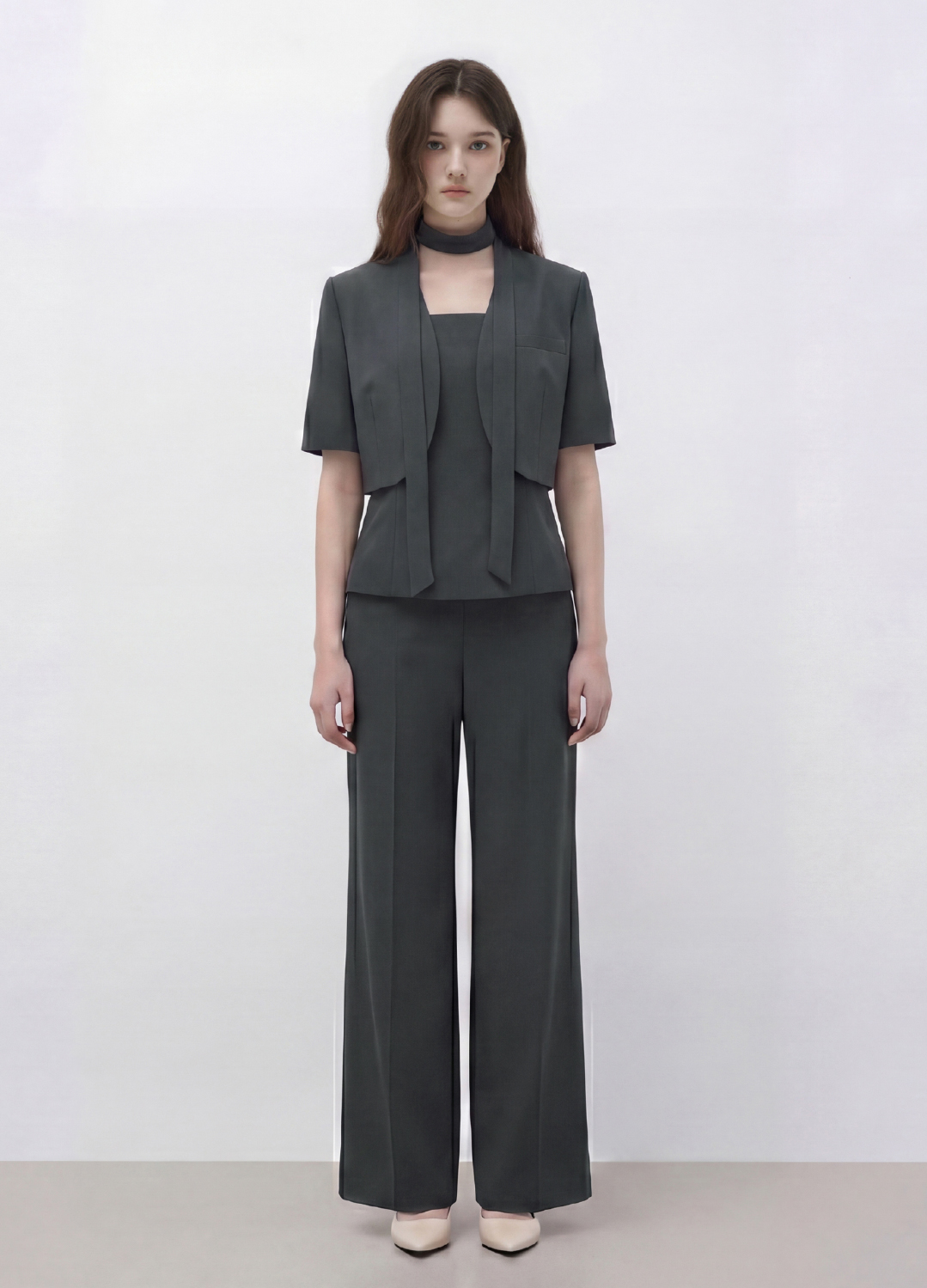노턱 와이드 팬츠_DARK GREY_6