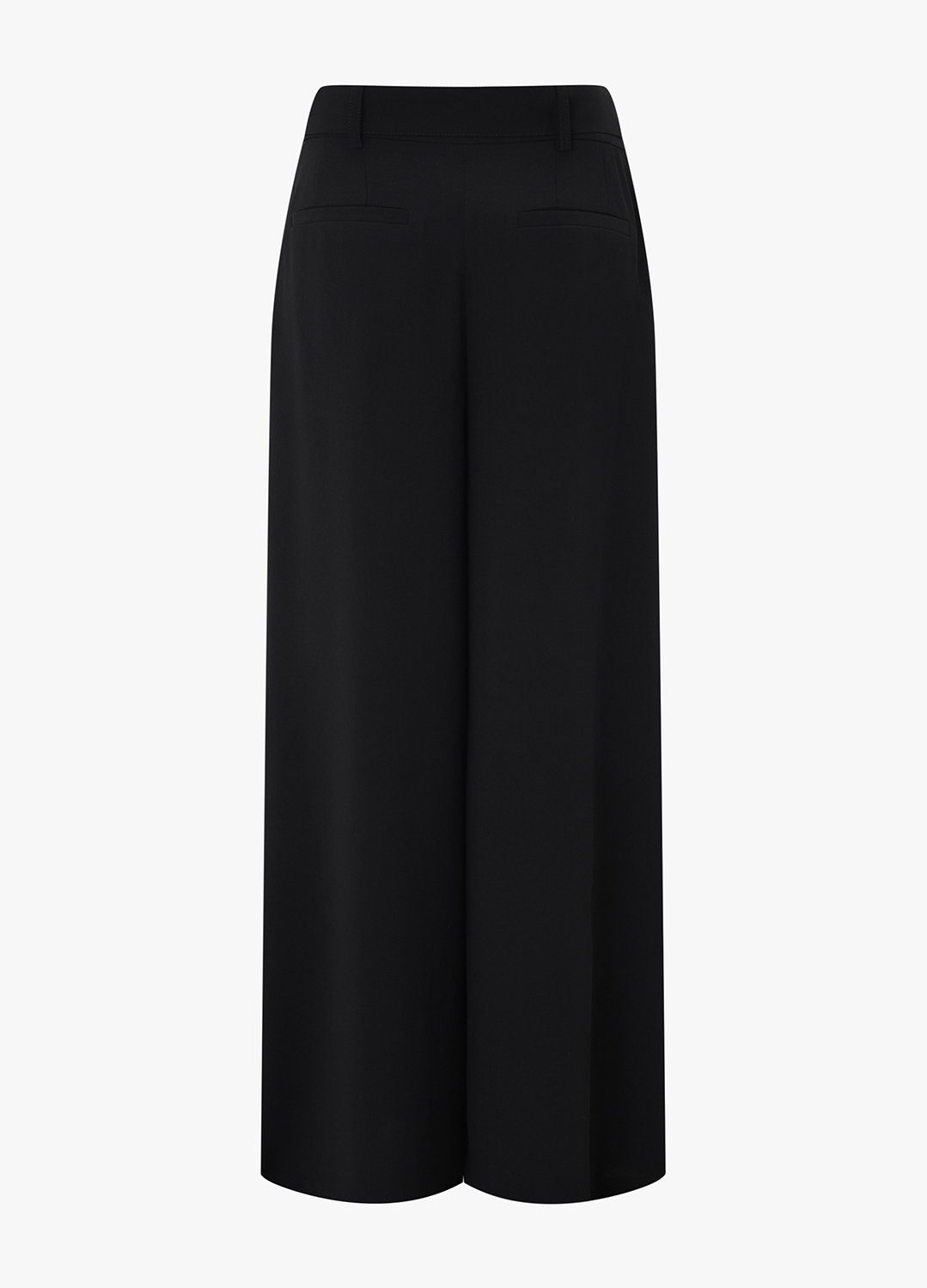 벨티드 턱 와이드 팬츠_BLACK_5
