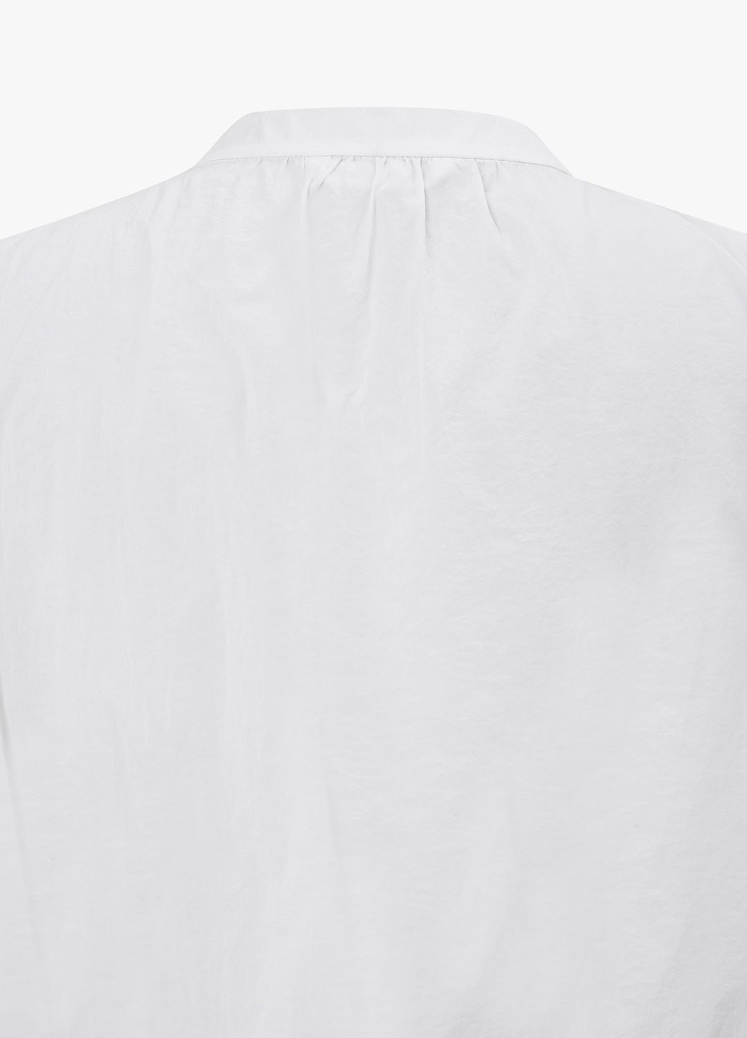 [Exclusive]드로스트링 페플럼 집업 블라우스_WHITE_11