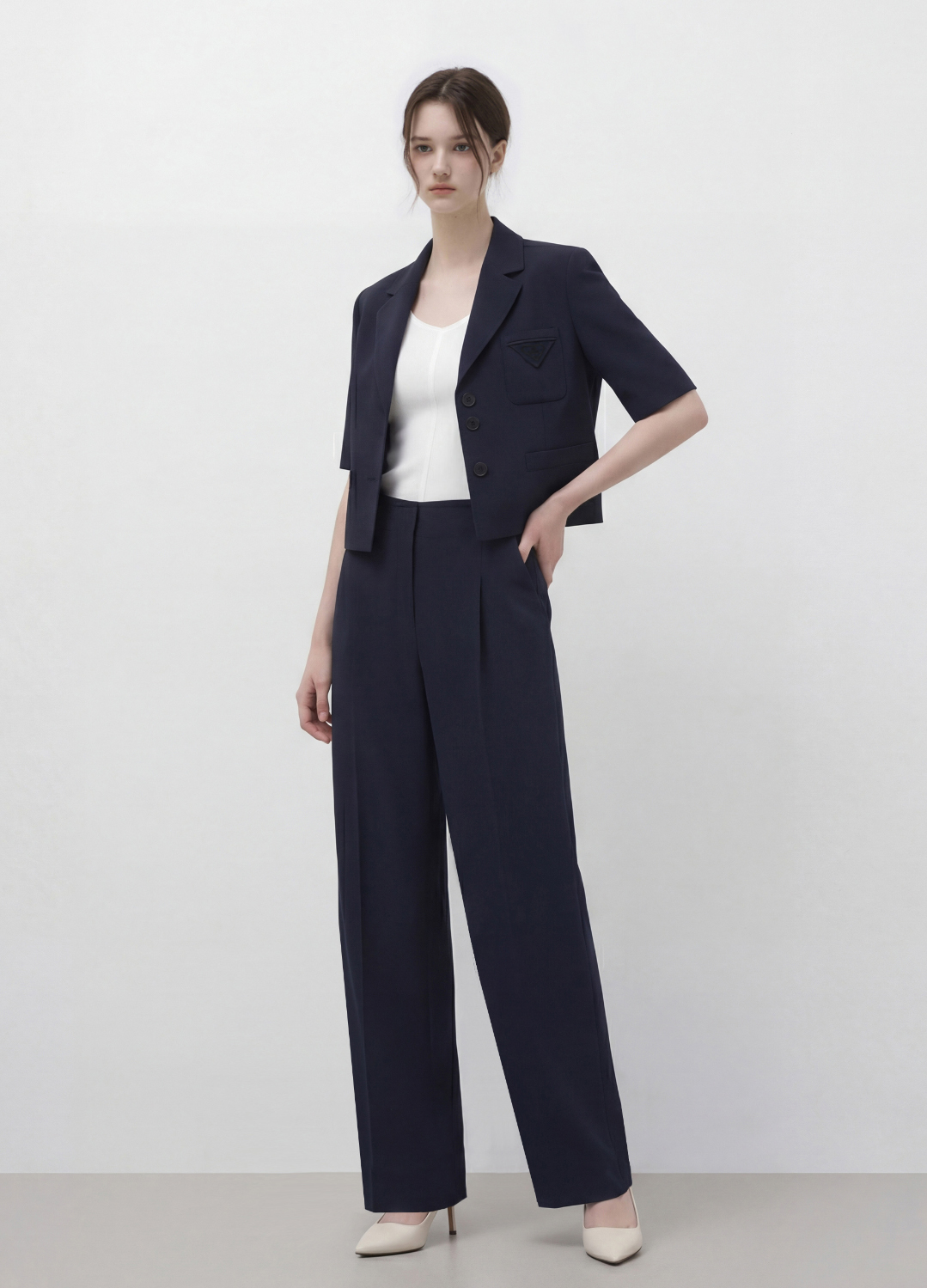 포켓 포인트 크롭 자켓_DARK NAVY_9