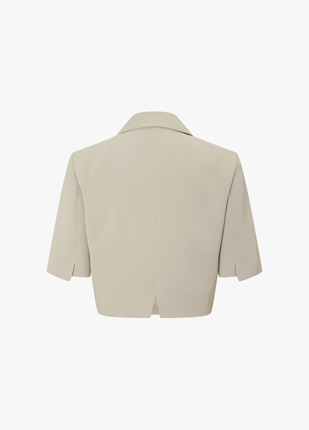 레터링 포인트 크롭 자켓_LIGHT BEIGE_9