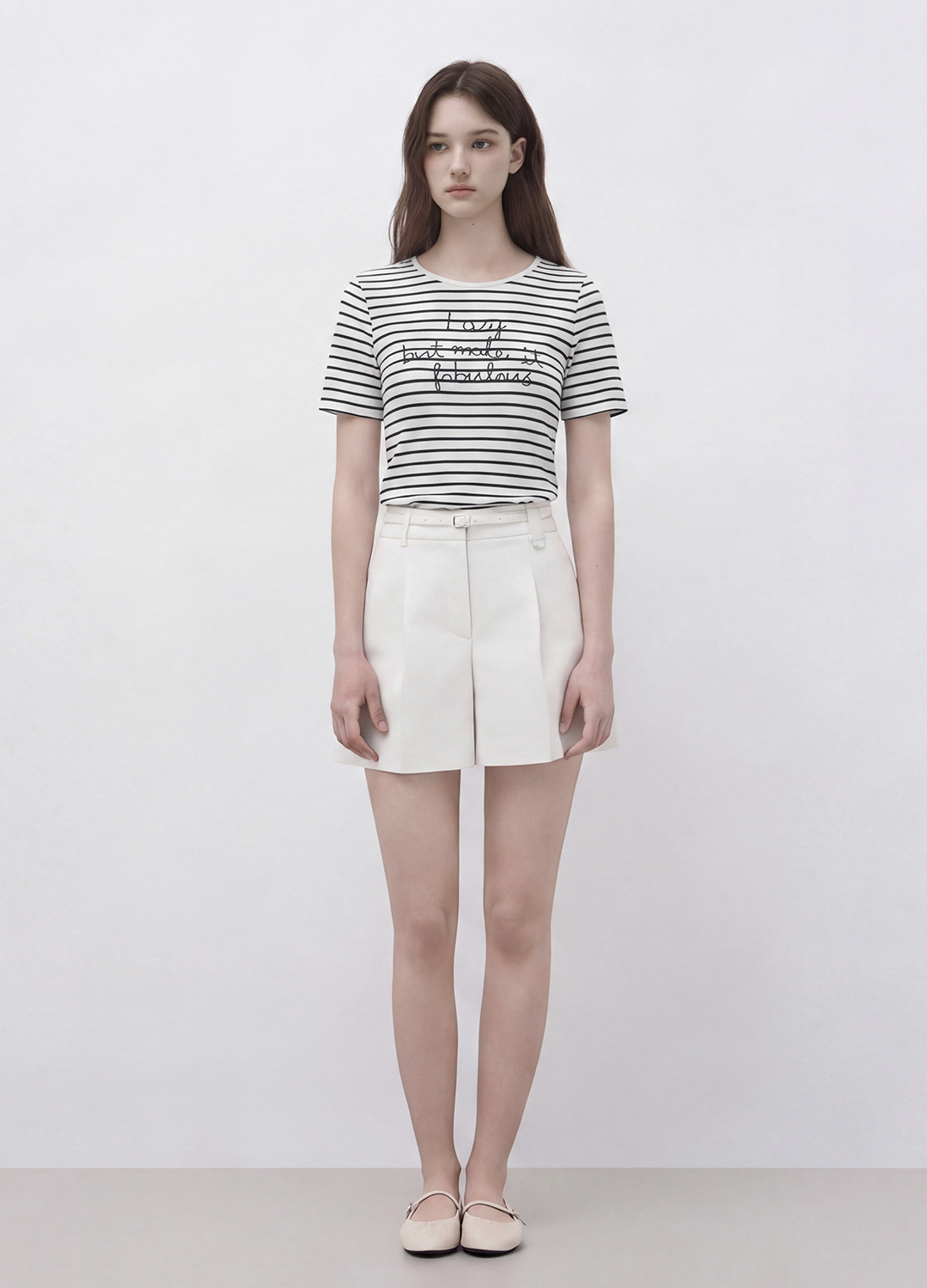 벨티드 쇼츠_IVORY_15
