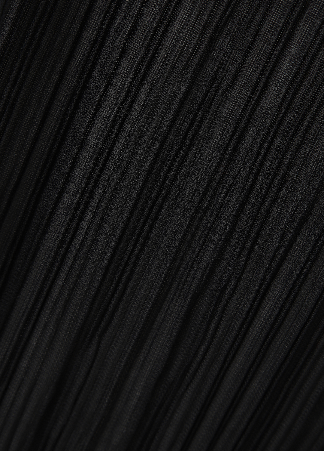 플리츠 슬리브리스 롱 원피스_BLACK_14