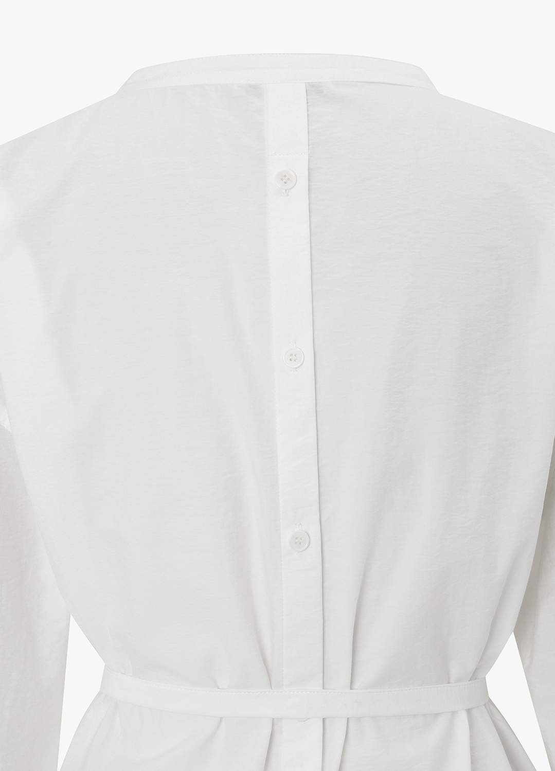 [시즌오프]사선 랩 셔츠형 블라우스_WHITE_15