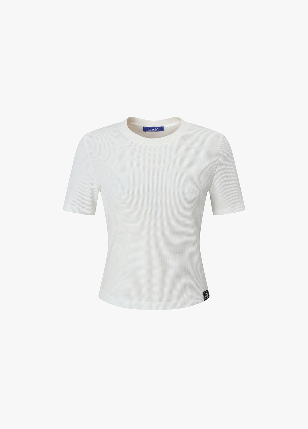[시즌오프]슬림 크루넥 하프 티셔츠_WHITE_11