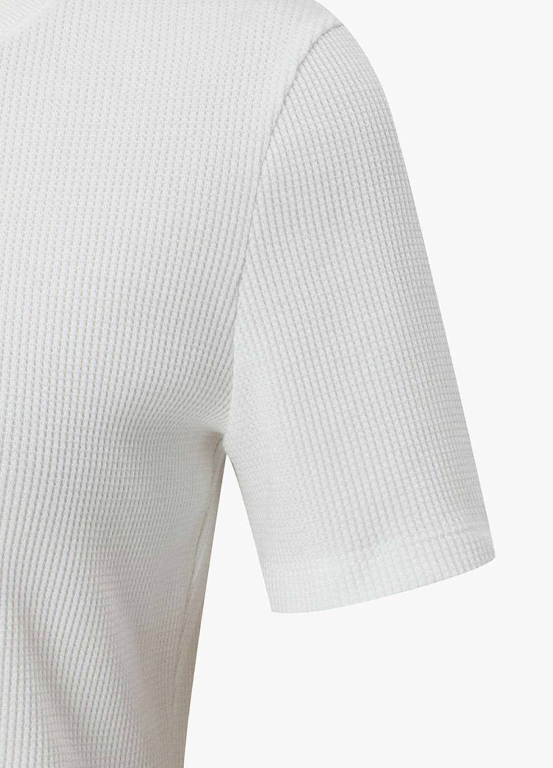 [시즌오프]슬림 크루넥 하프 티셔츠_WHITE_15