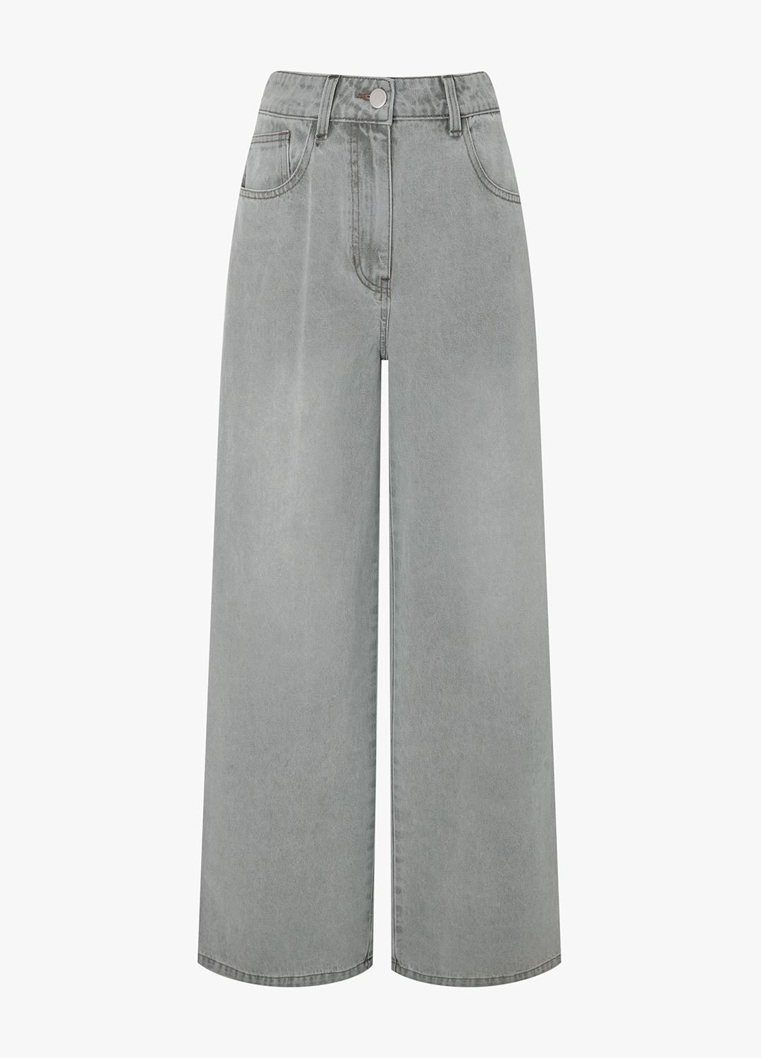와이드 데님 팬츠_GREY_15