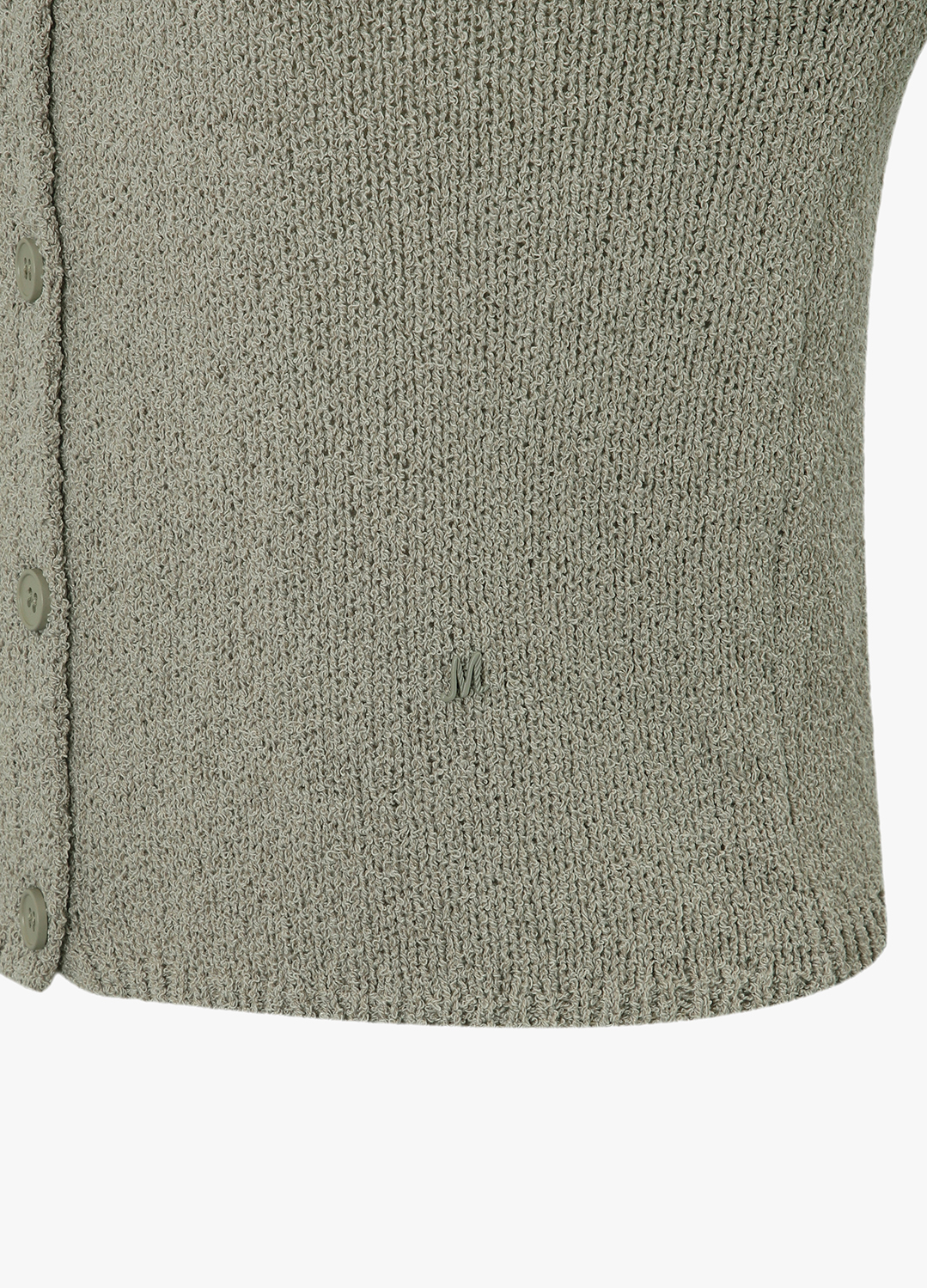 브이넥 니트 가디건_KHAKI_15