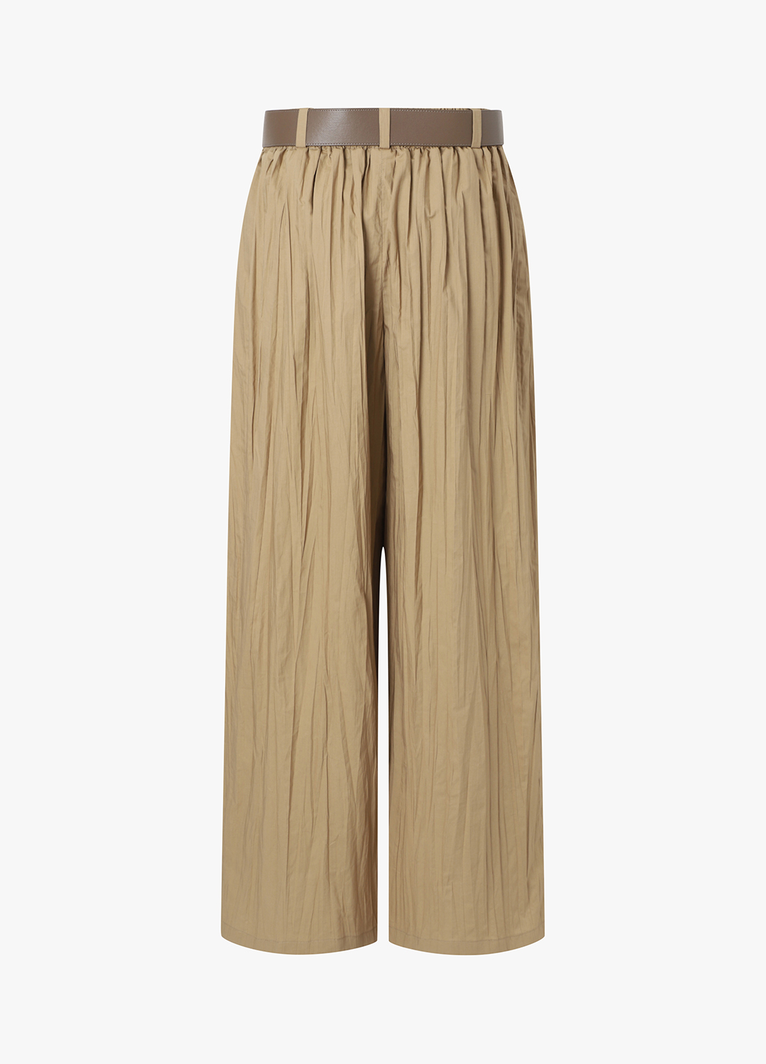 투턱 디테일 와이드 팬츠_KHAKI BEIGE_11