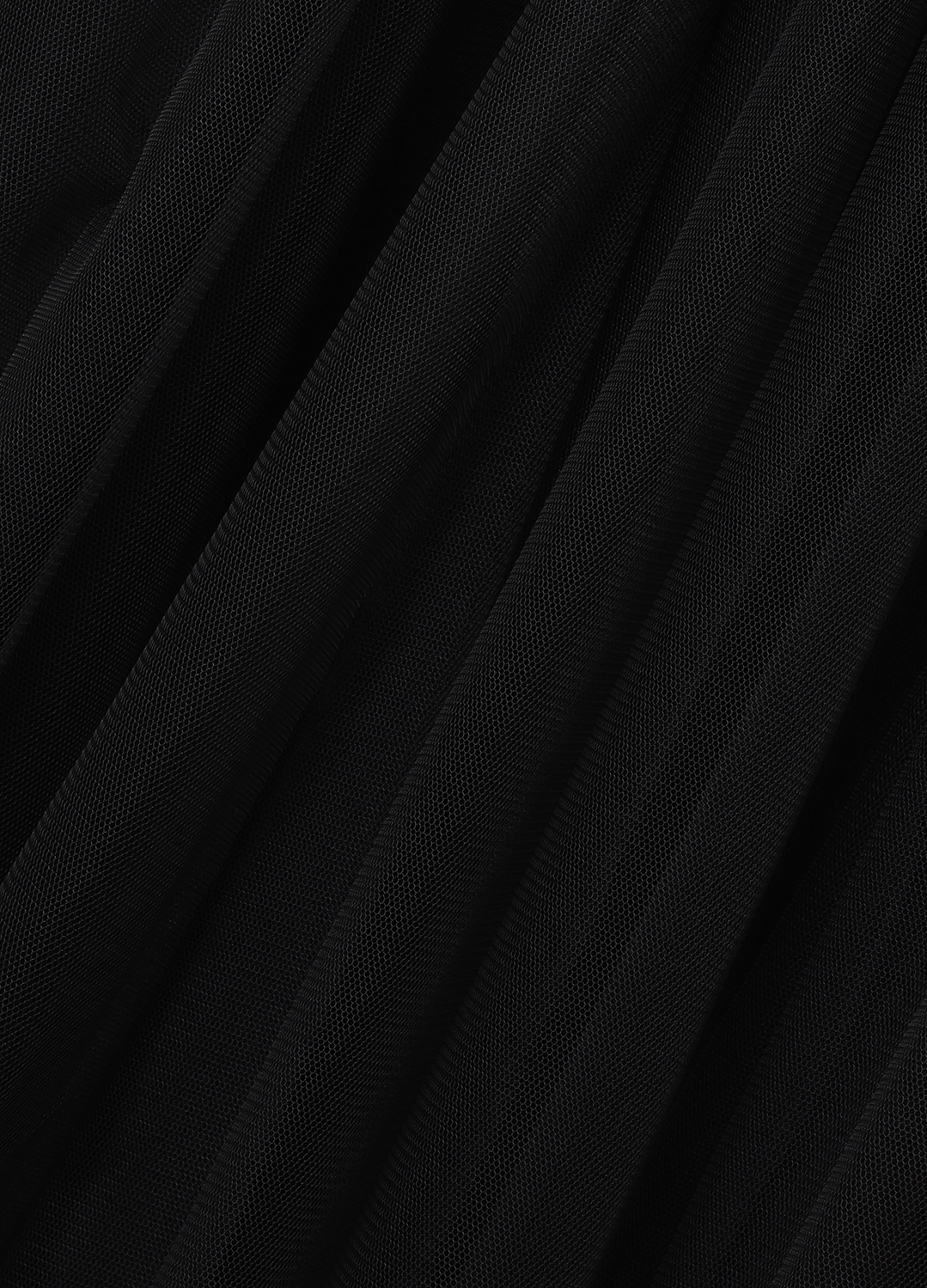 셔링 볼륨 A라인 스커트_BLACK_16