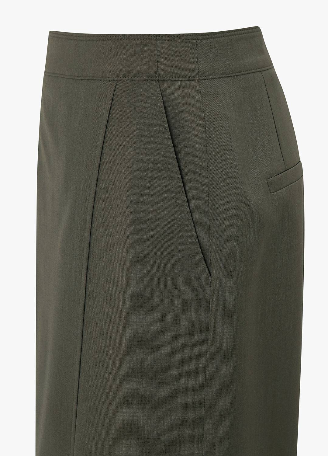 울 H라인 사이드 슬릿 스커트_KHAKI BROWN_15