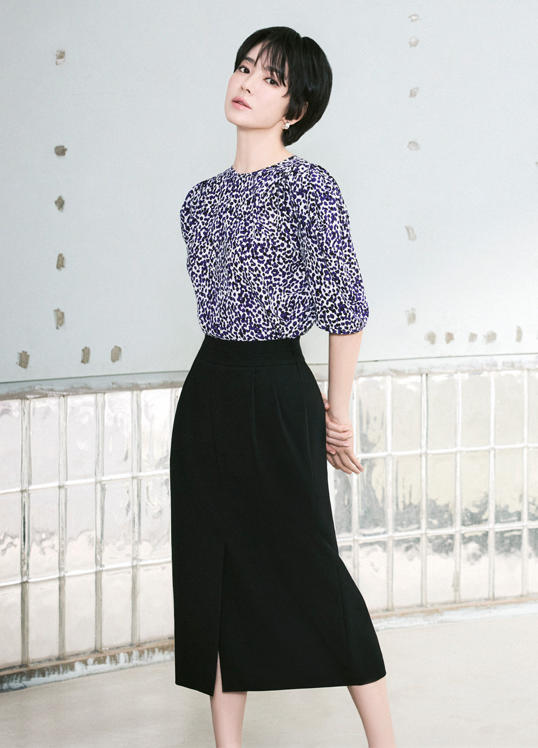 호피 패턴 블라우스_VIOLET_6