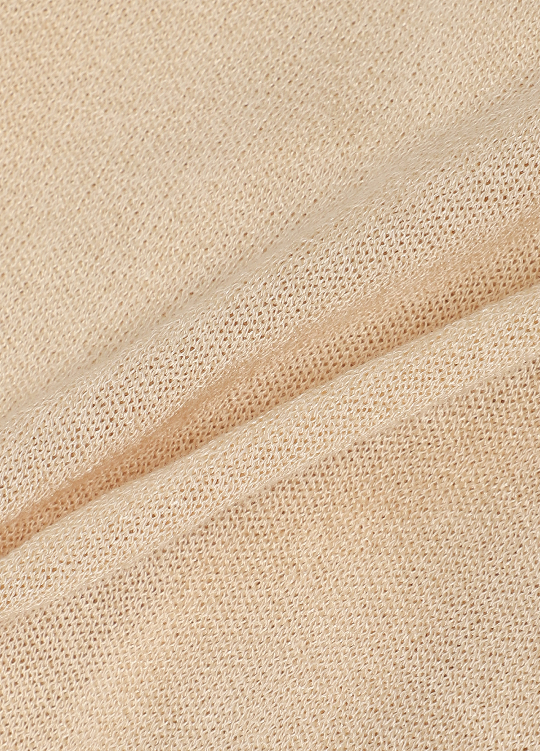 코튼 레이온 프릴 브이넥 가디건_BEIGE_12