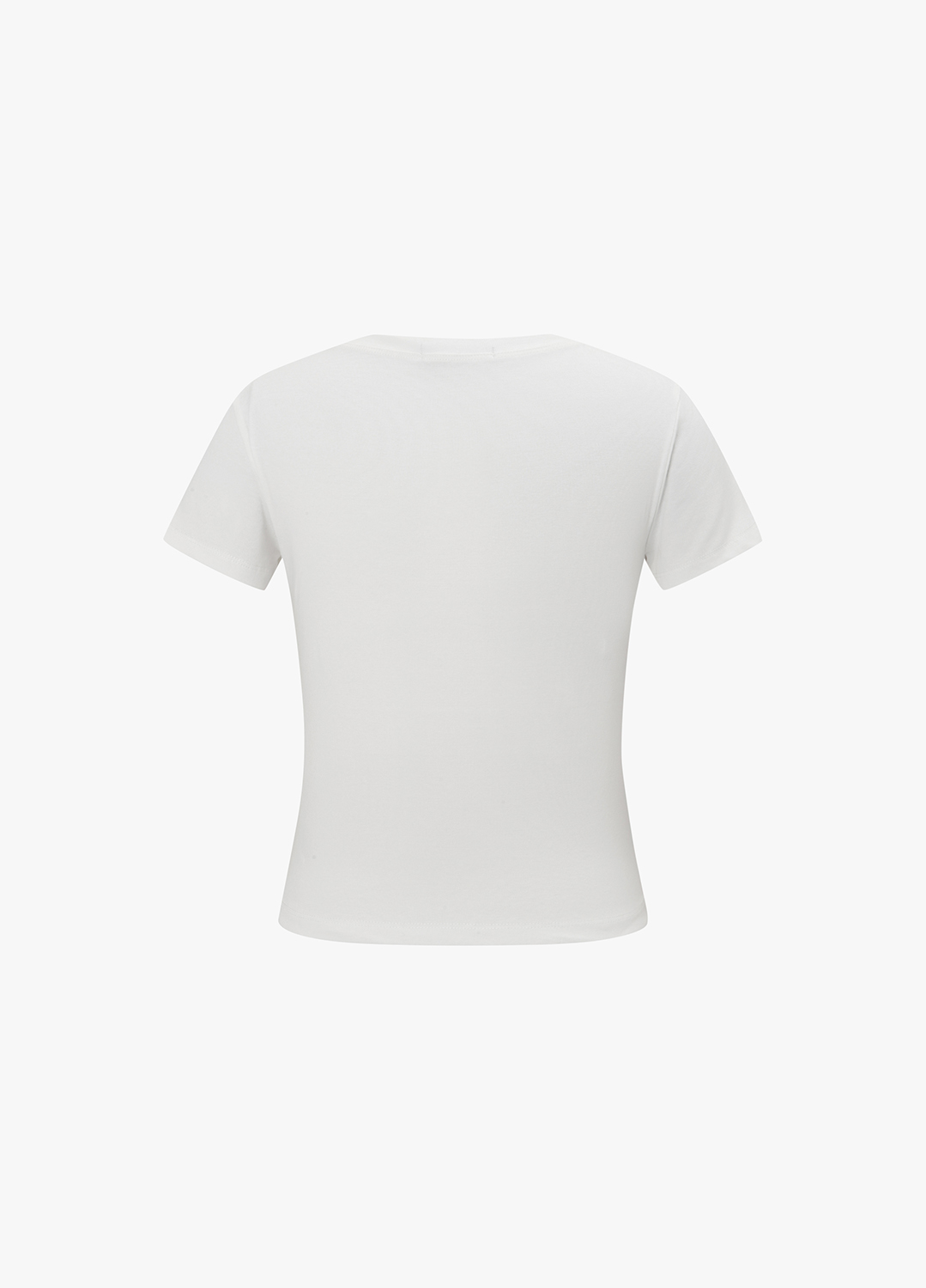 슬림핏 라운드 크롭 티셔츠_WHITE_22