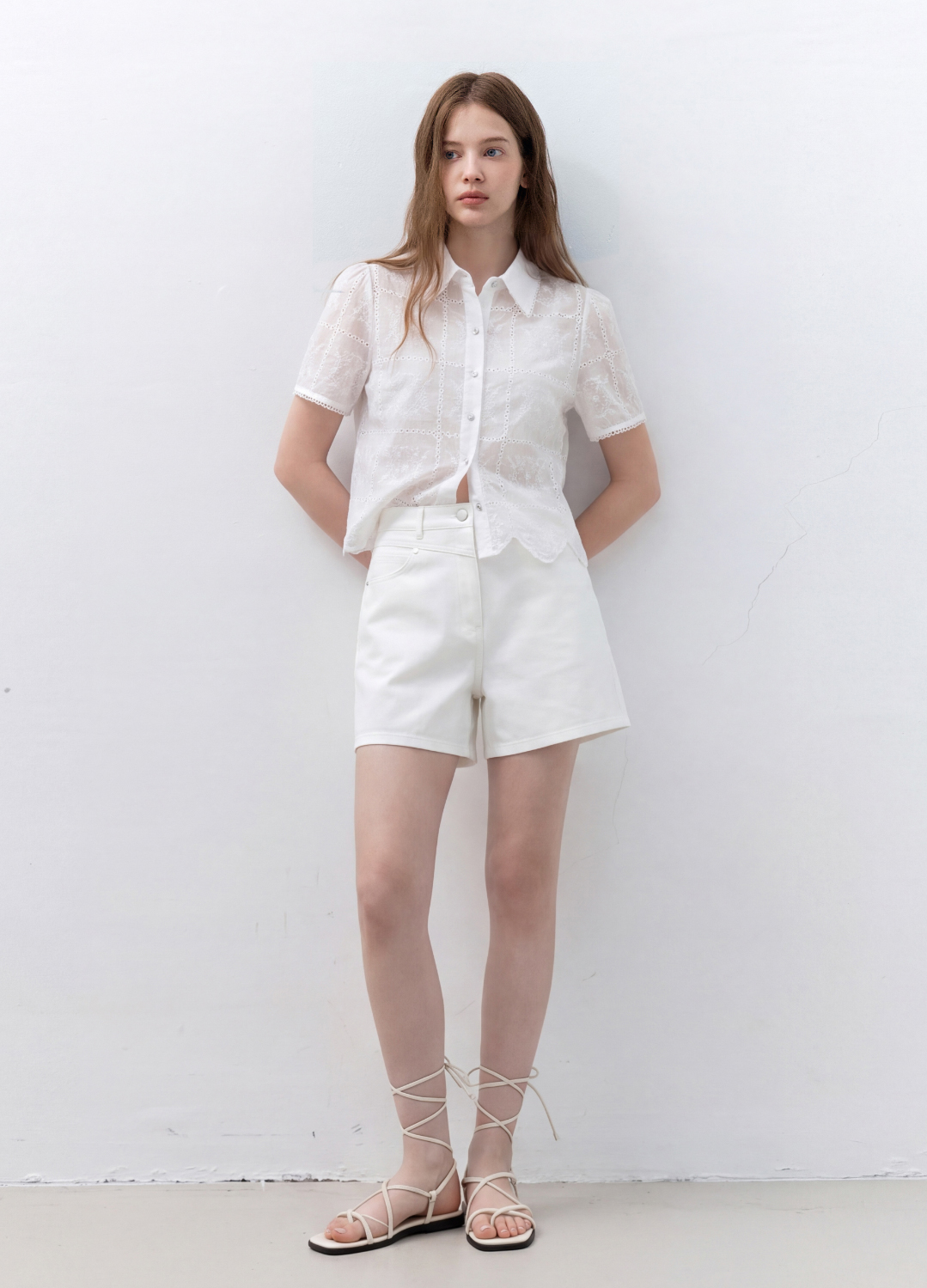 시스루 레이스 블라우스_WHITE_8