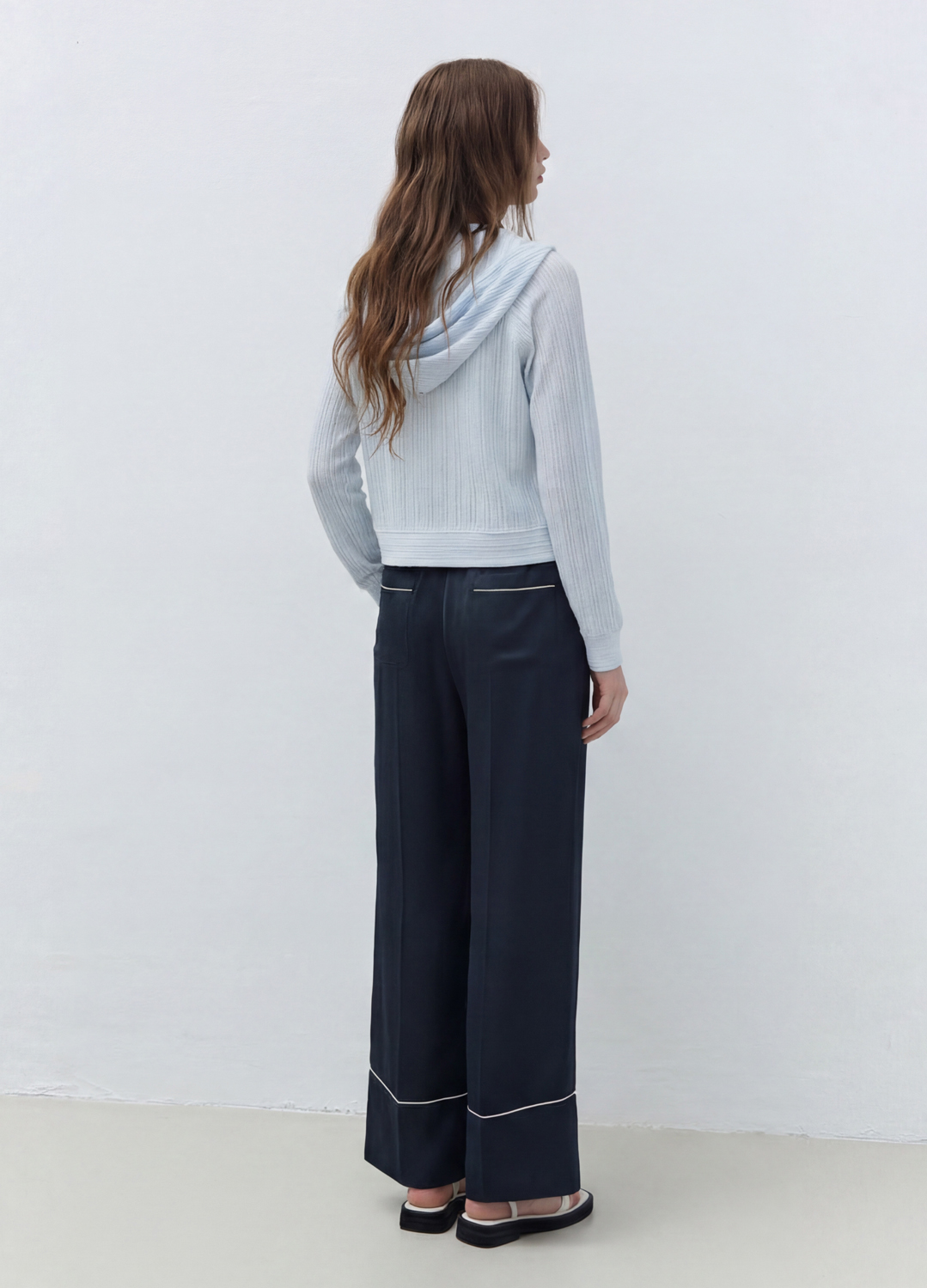 텍스처드 후디 집업_SKY BLUE_8