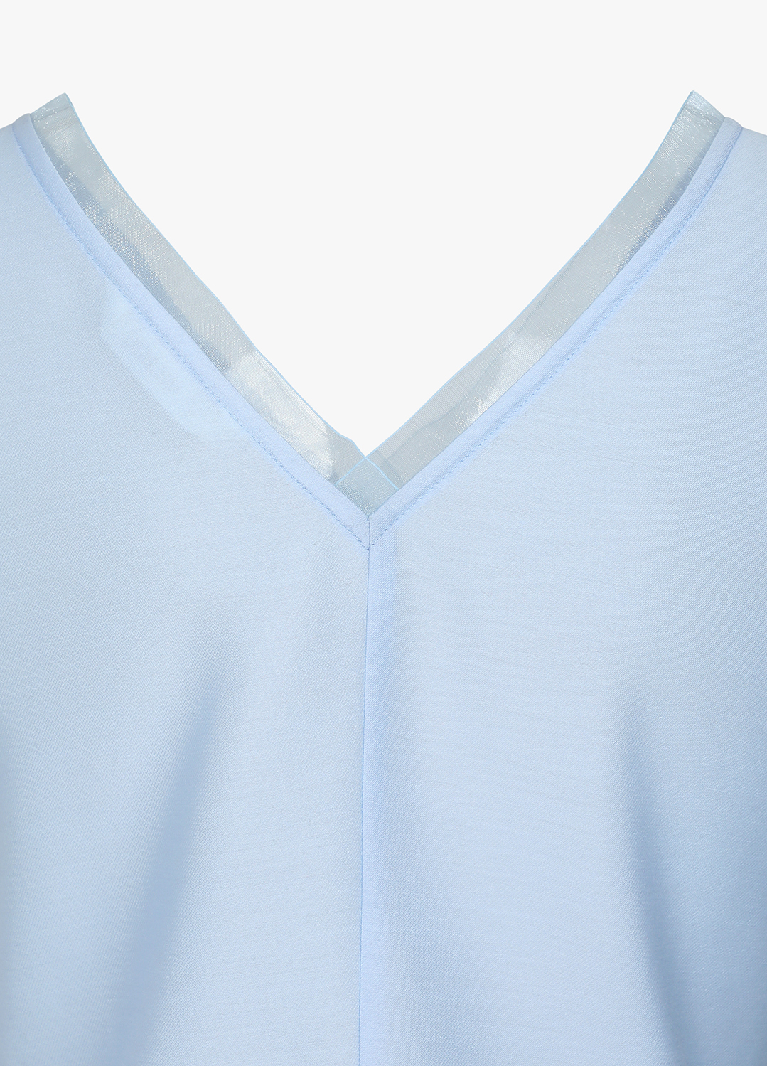 [Exclusive]사이드 스트랩 브이넥 슬리브리스 탑_SKY BLUE_21