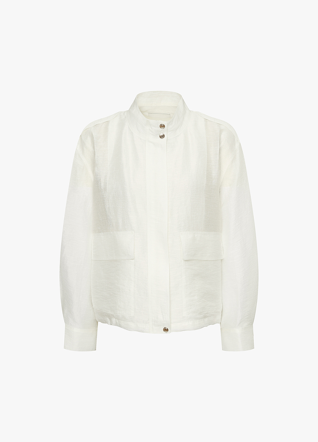 소프트 텍스처 하이넥 점퍼_WHITE_9