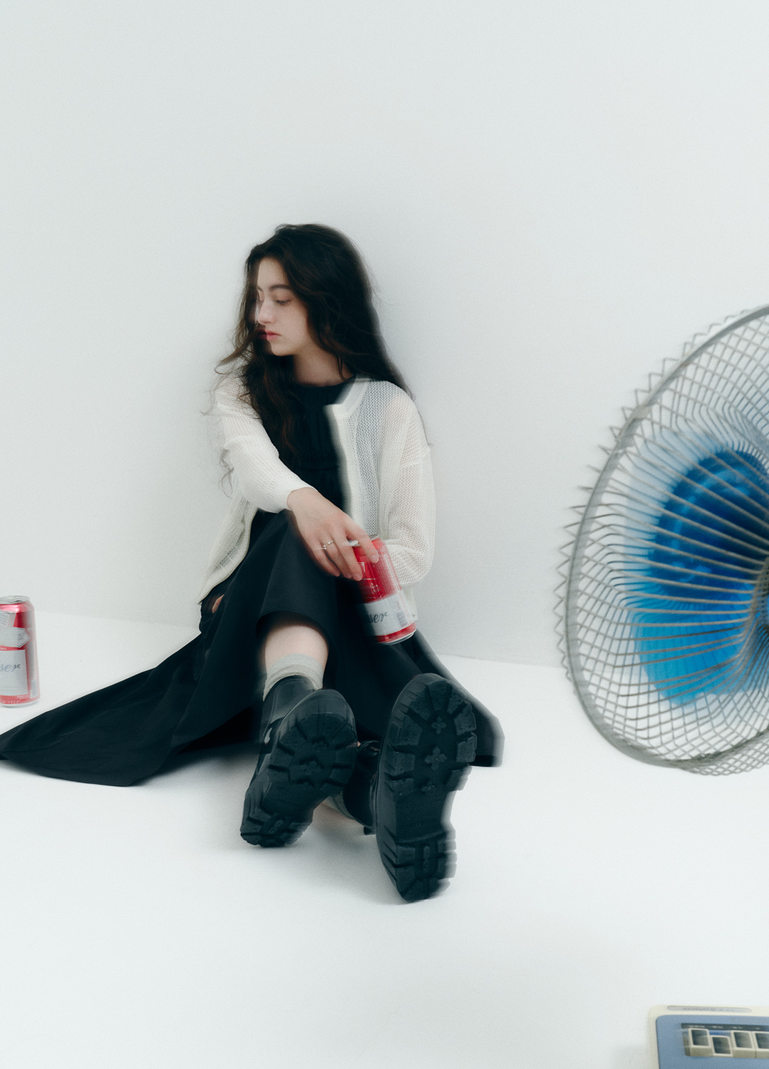 [시즌오프]시스루 메쉬 집업 가디건_WHITE_5