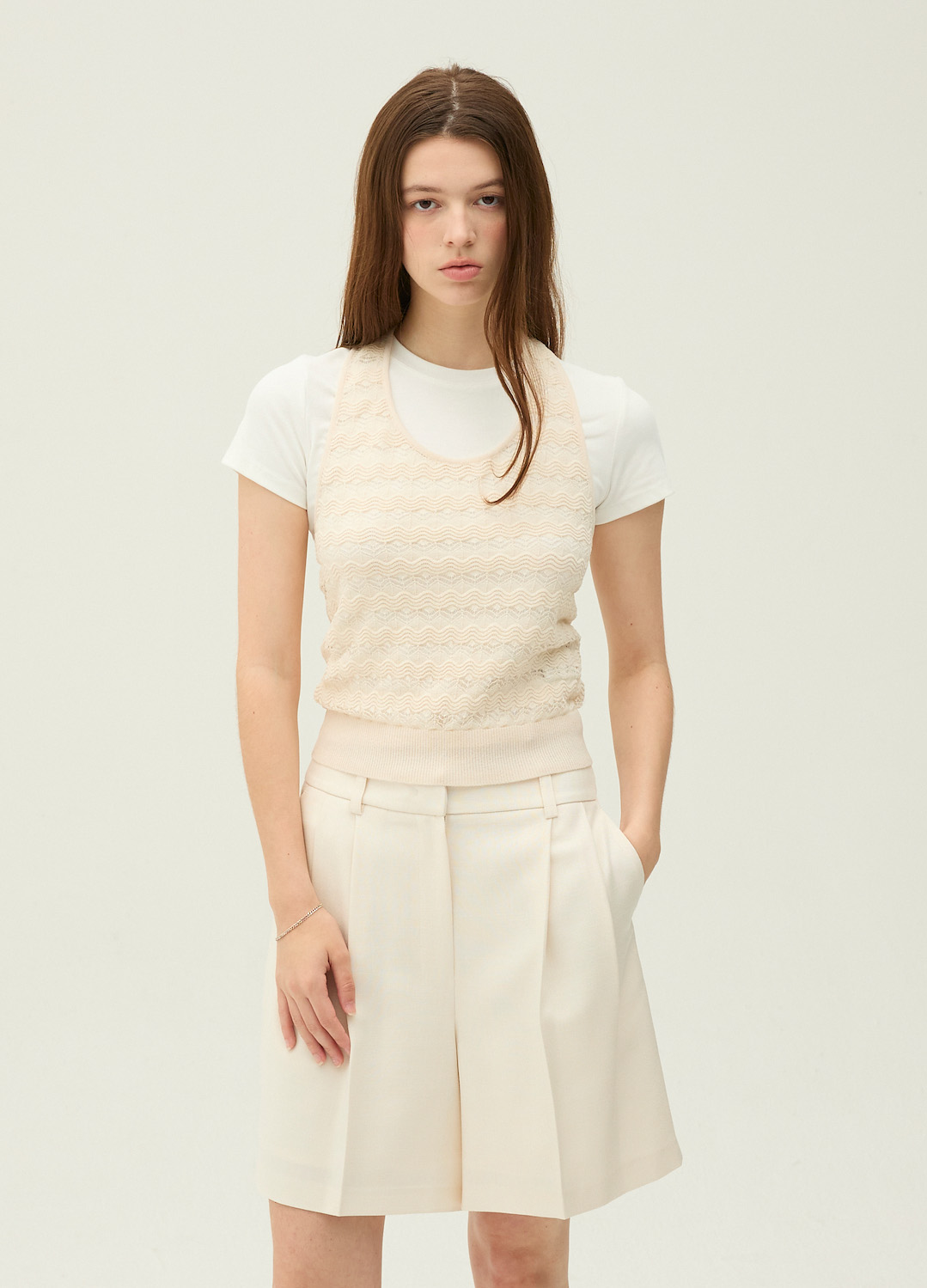 [시즌오프]홀터넥 니트 뷔스티에 탑_LIGHT BEIGE_4