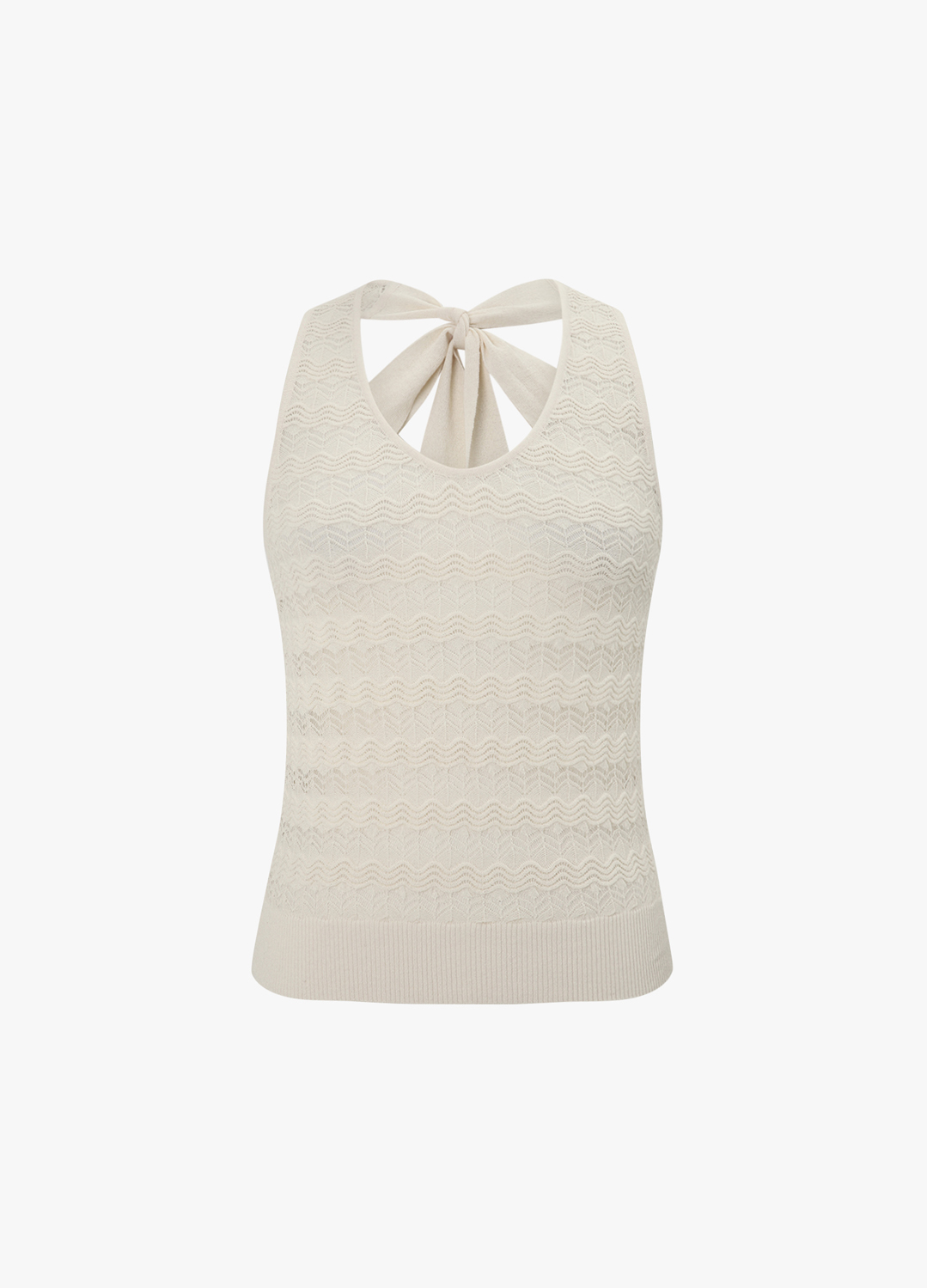 [시즌오프]홀터넥 니트 뷔스티에 탑_LIGHT BEIGE_14