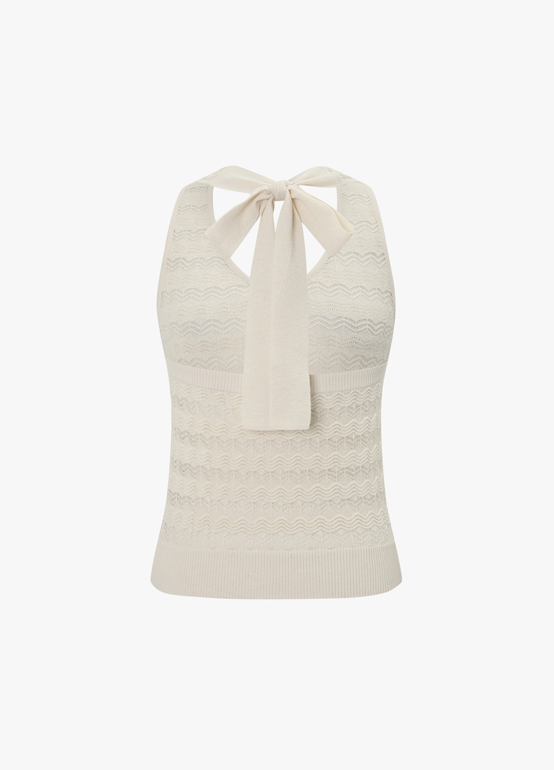 [시즌오프]홀터넥 니트 뷔스티에 탑_LIGHT BEIGE_15