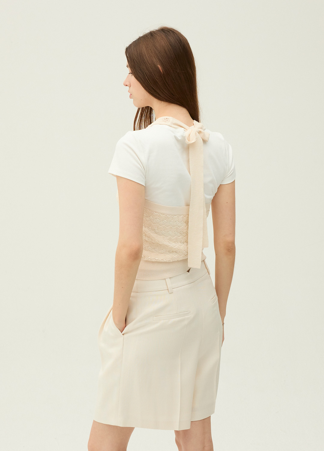 [시즌오프]홀터넥 니트 뷔스티에 탑_LIGHT BEIGE_6