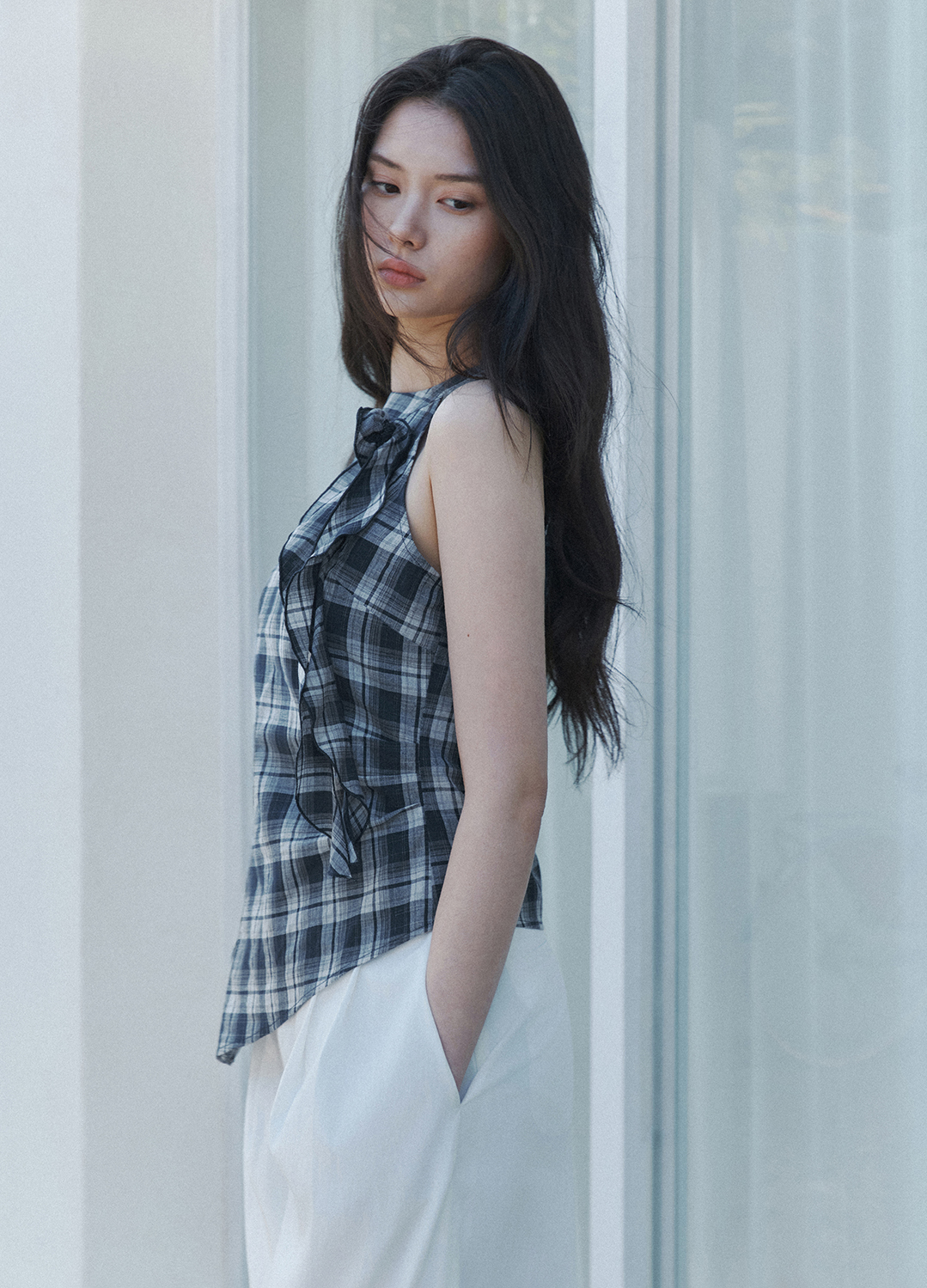 [Exclusive]쿨 텍스처 와이드 팬츠_WHITE_13