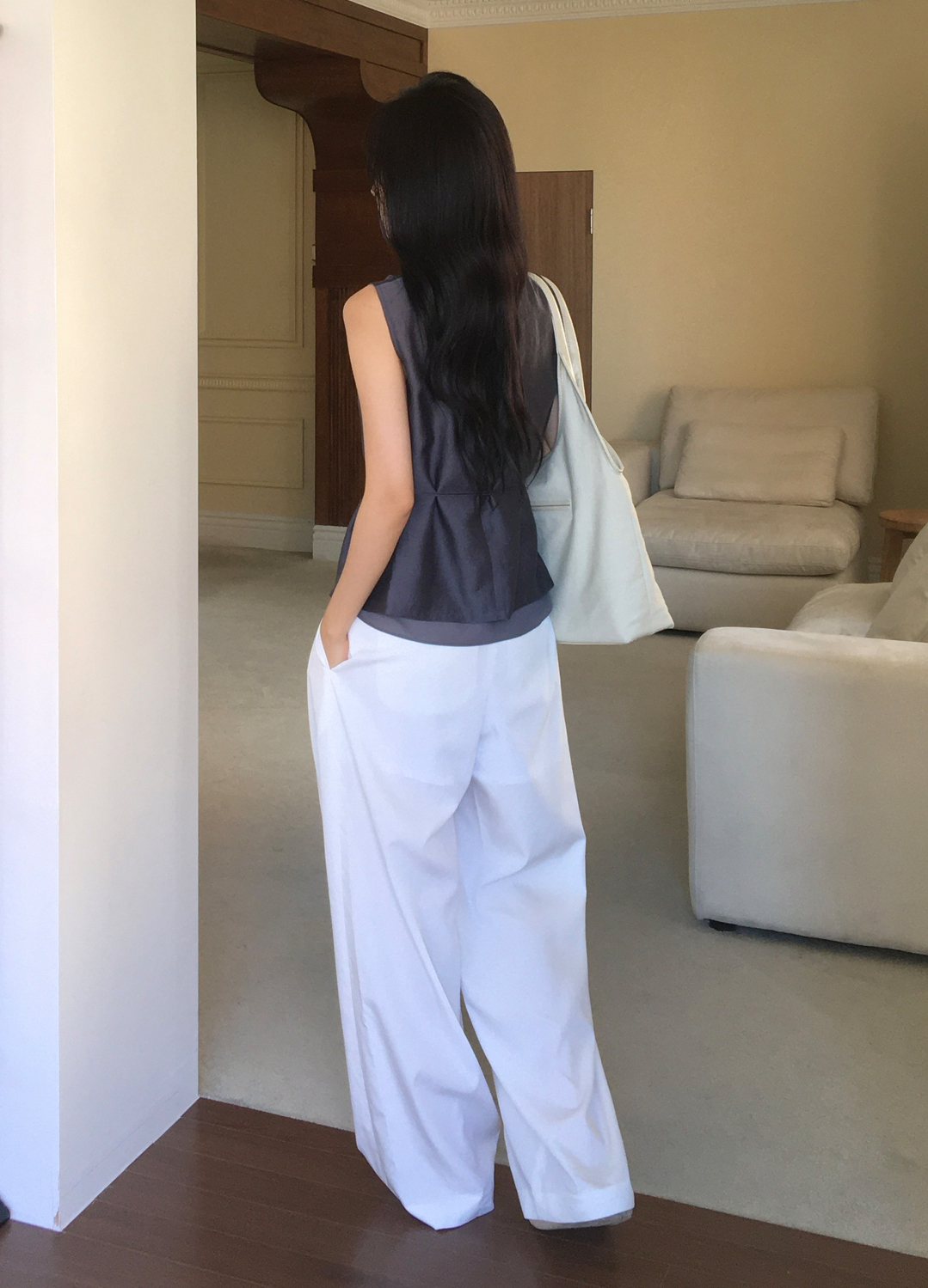 [Exclusive]쿨 텍스처 와이드 팬츠_WHITE_28