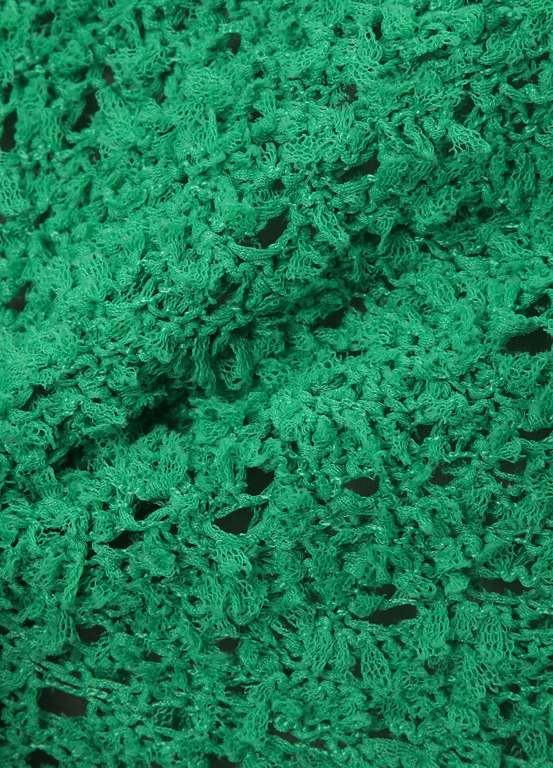 하프 슬리브 크롭 가디건_GREEN_13