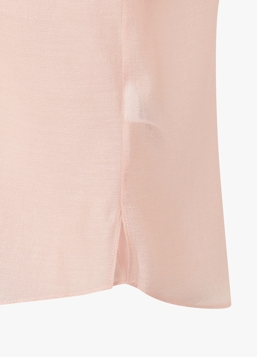 [반팔버전]롤 카라 리본 블라우스_LIGHT PINK_15